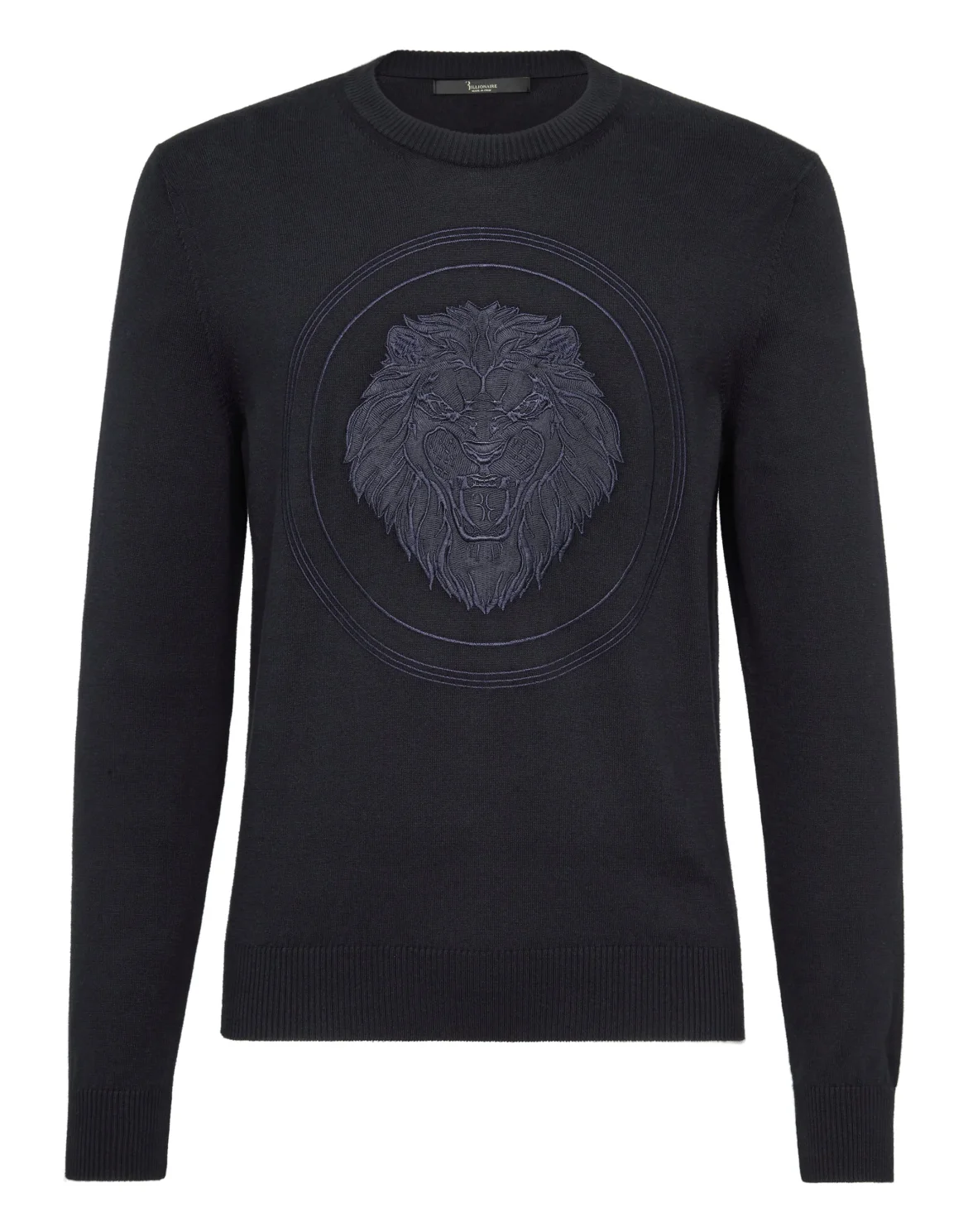 Pullover Round Neck LS Lion, цвет: Синий