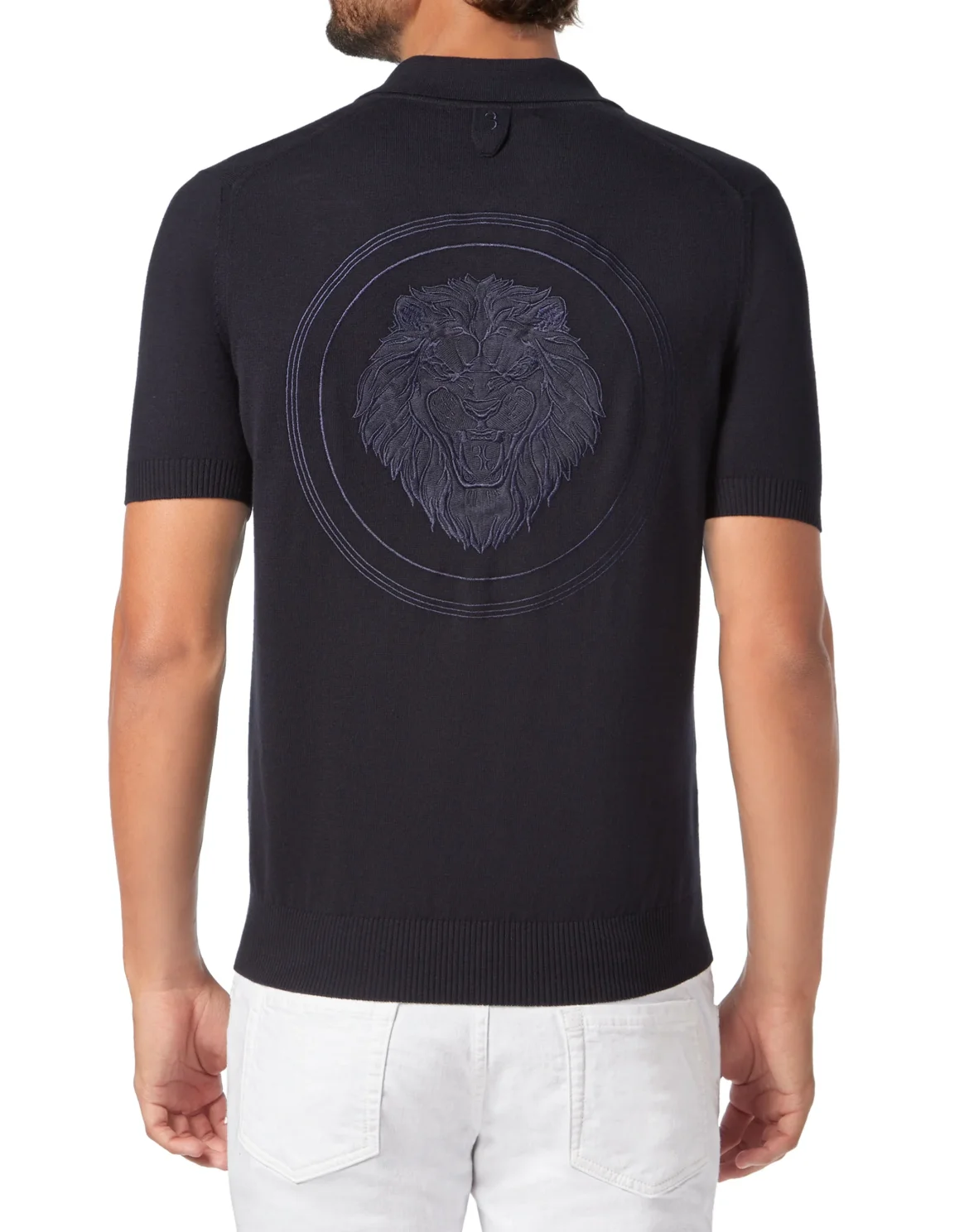 Pullover zip mock SS Lion, цвет: Синий