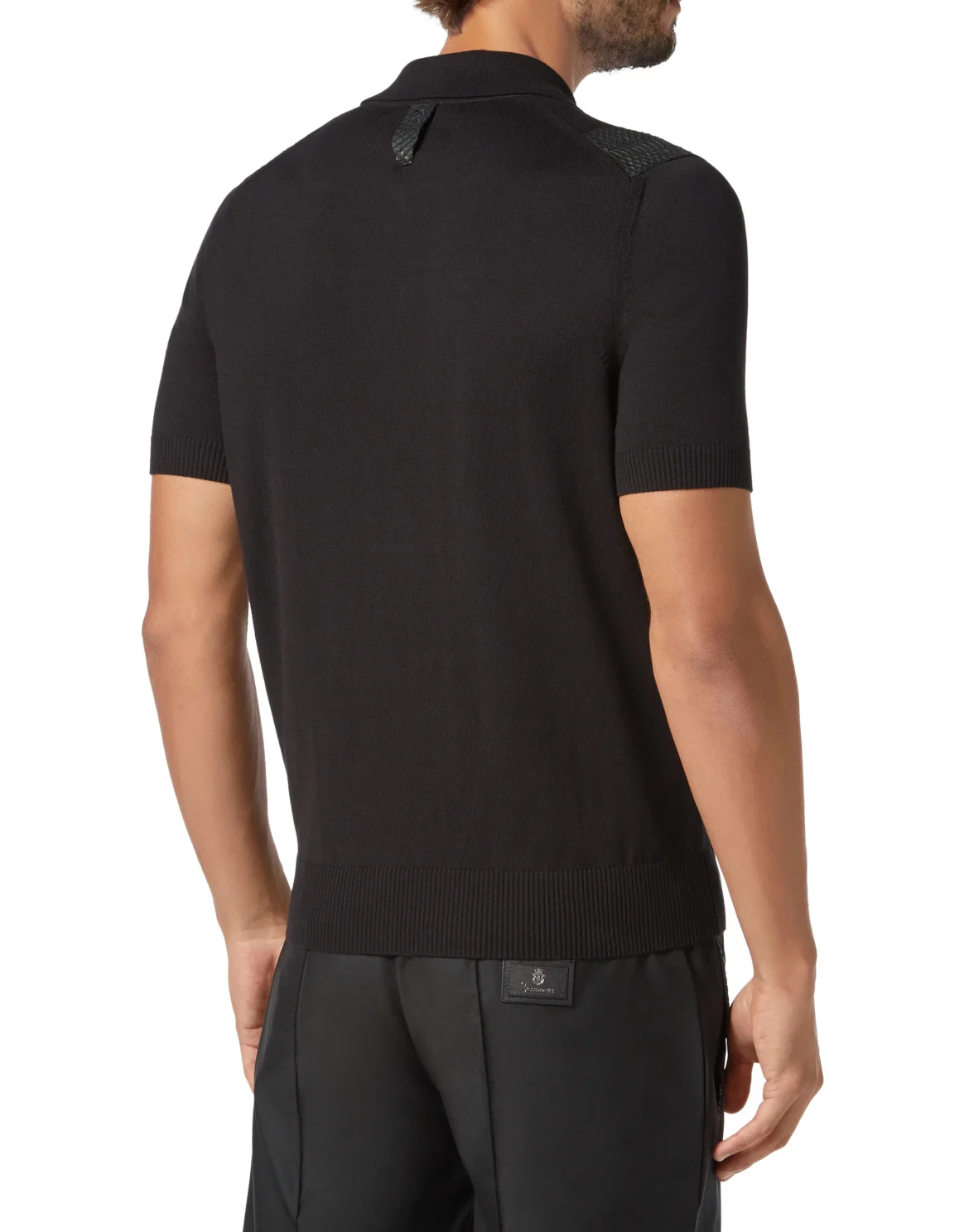 Pullover zip mock SS Luxury, цвет: Черный
