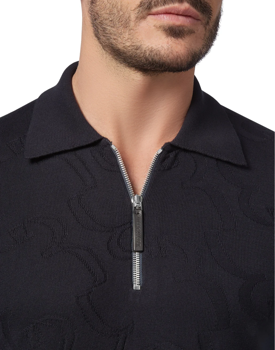 Pullover zip mock Braid, цвет: Синий