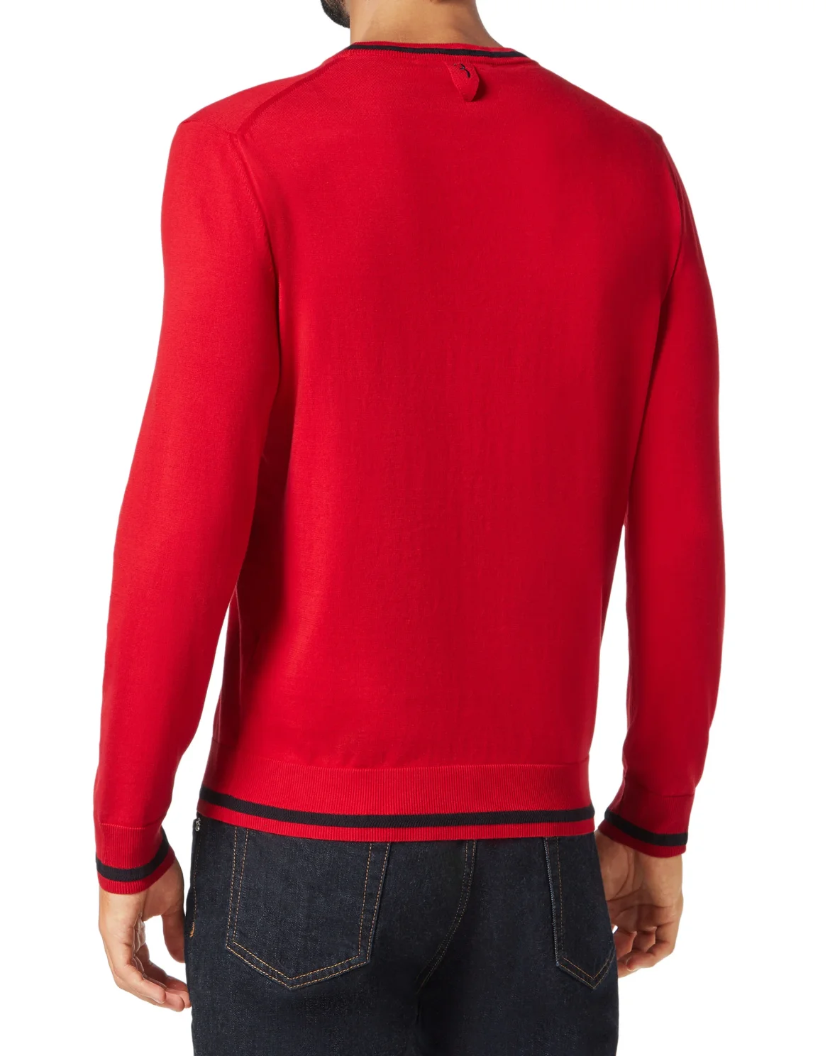 Pullover Round Neck LS Crest, цвет: Красный
