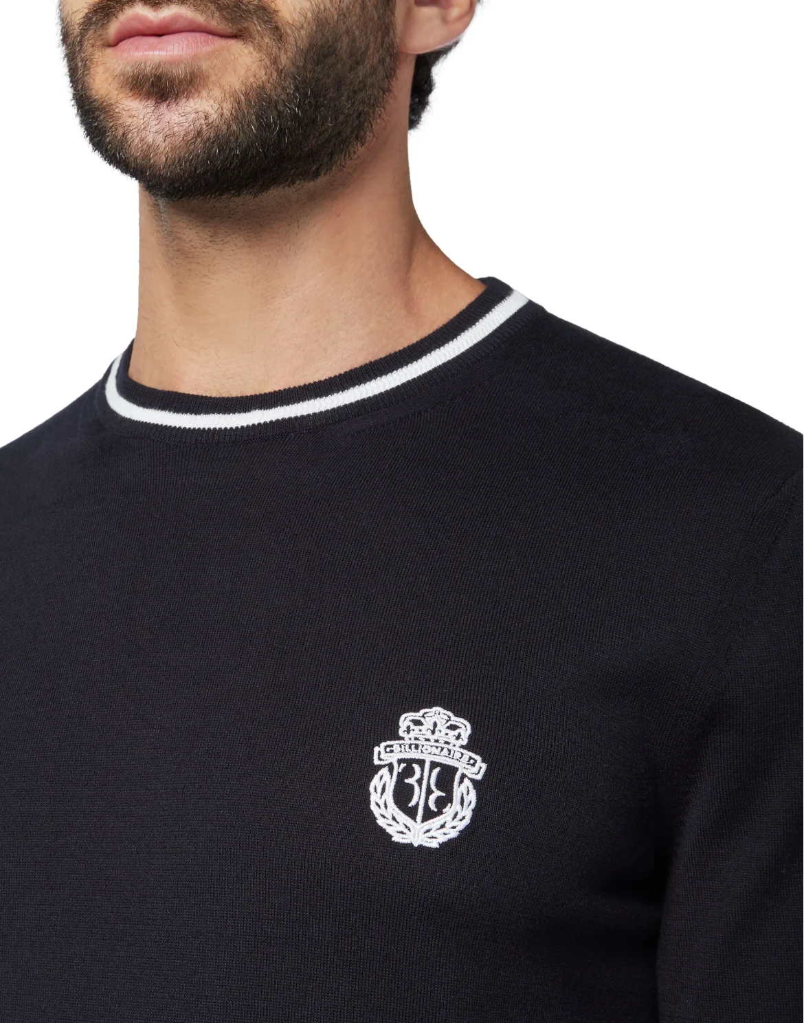 Pullover Round Neck LS Crest, цвет: Синий