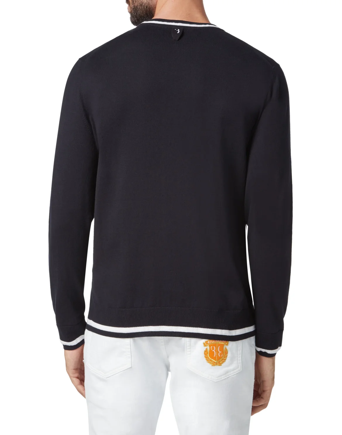 Pullover Round Neck LS Crest, цвет: Синий