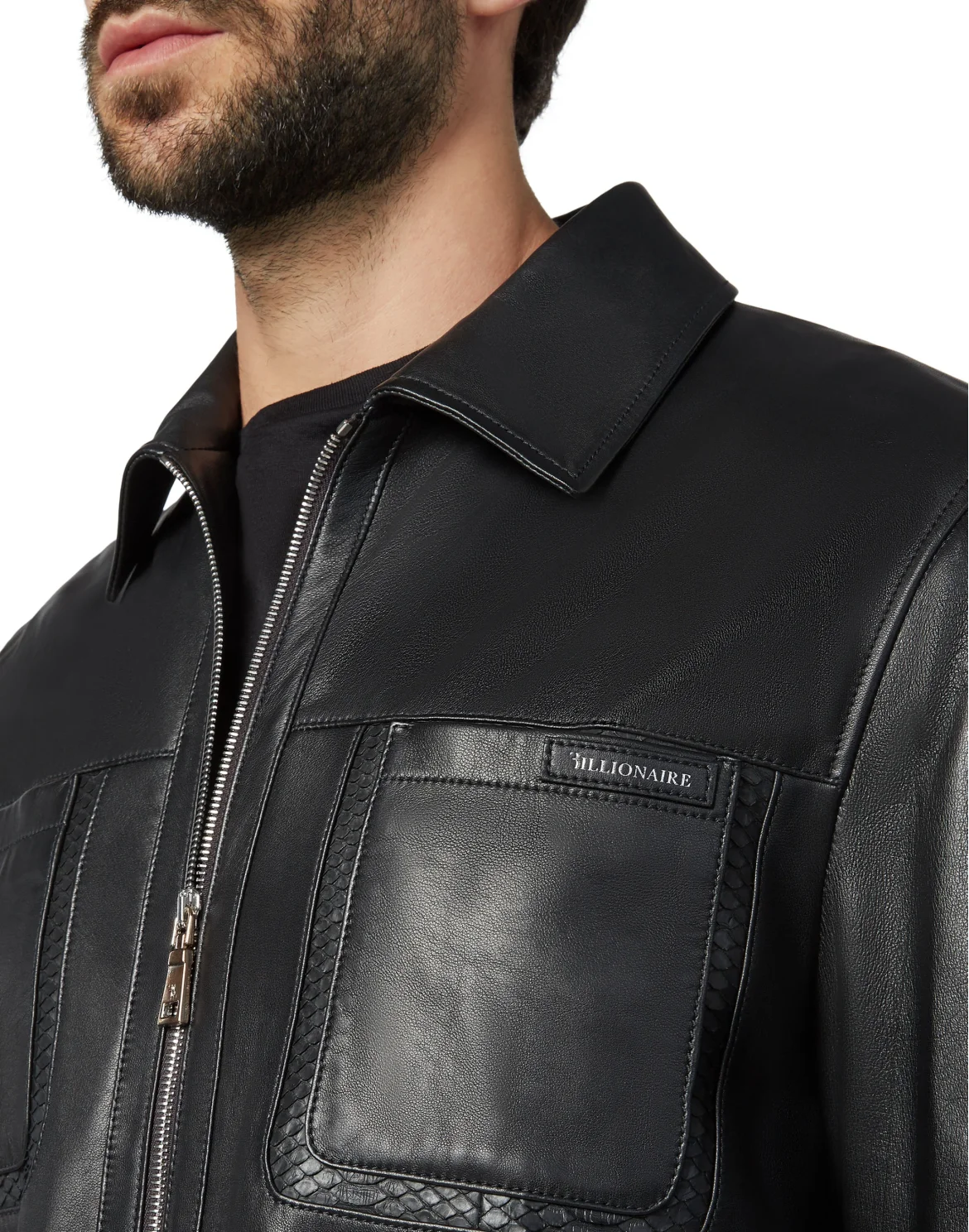 Leather Jacket Logos, цвет: Черный