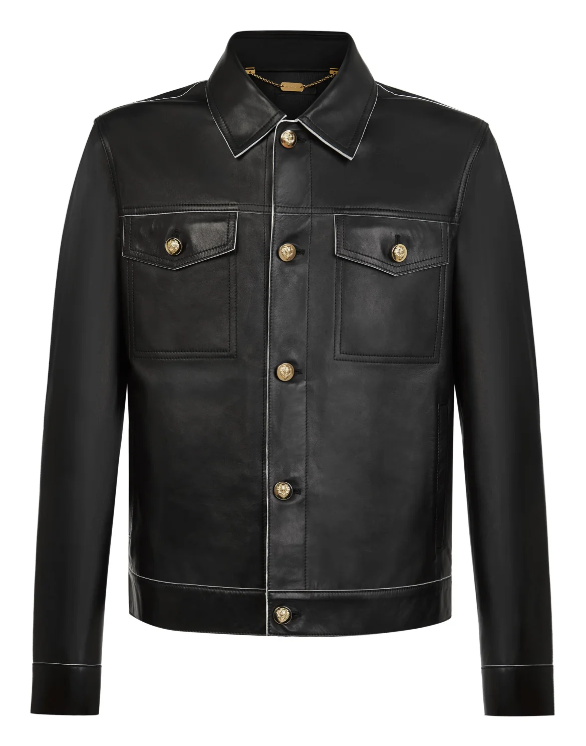 Leather Jacket Logos, цвет: Черный