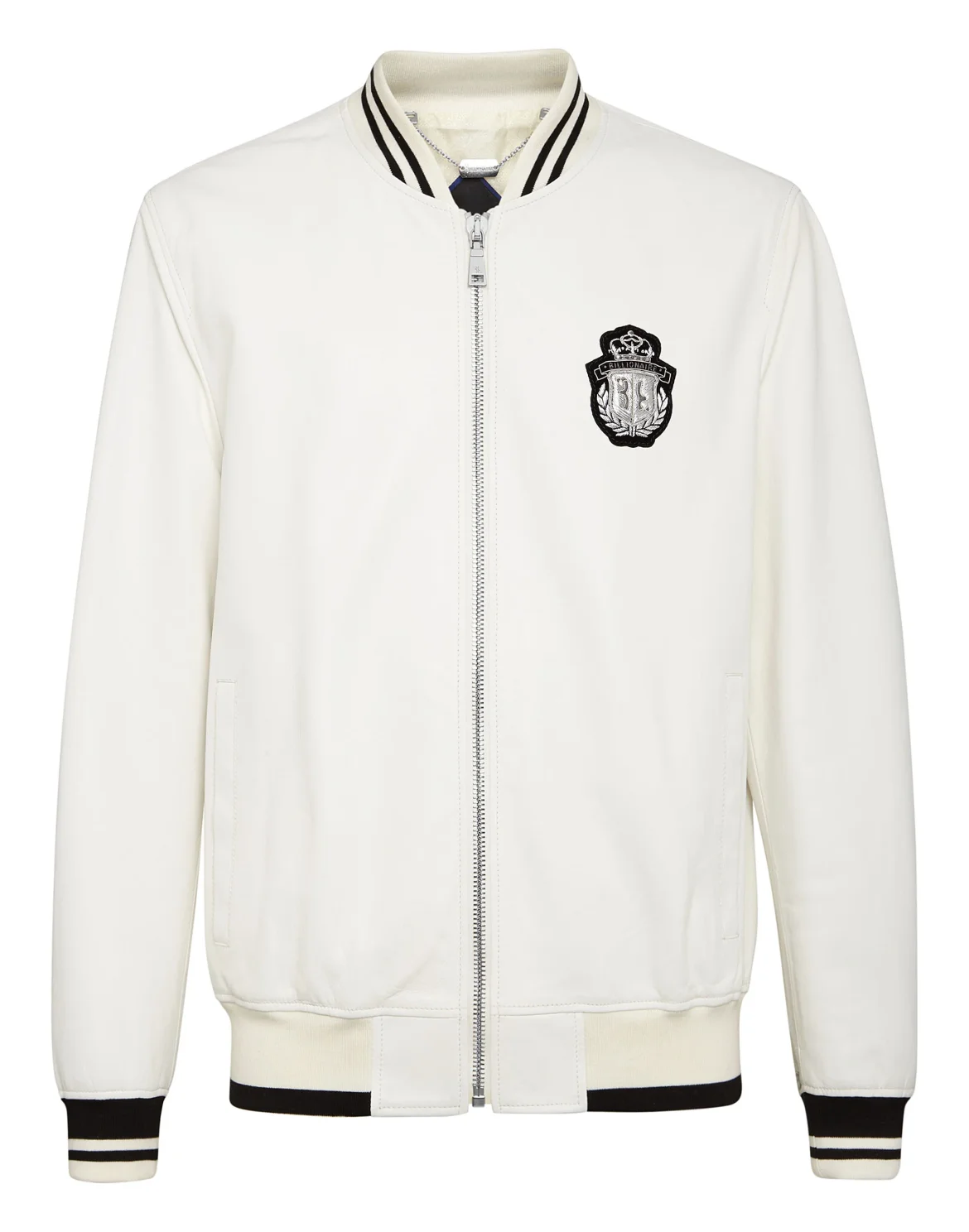 Leather Bomber Crest, цвет: Бежевый