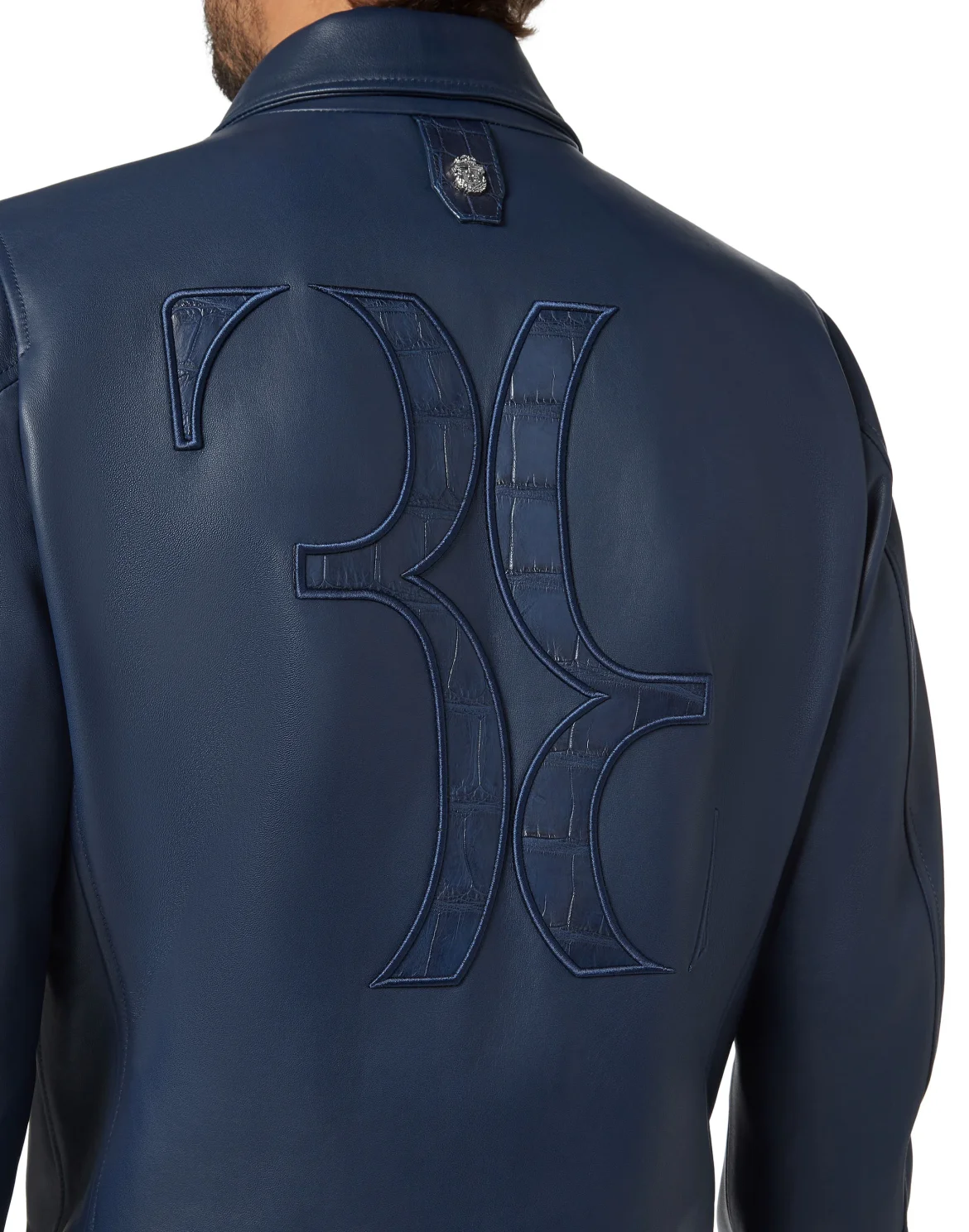 Leather Jacket Double B, цвет: Синий
