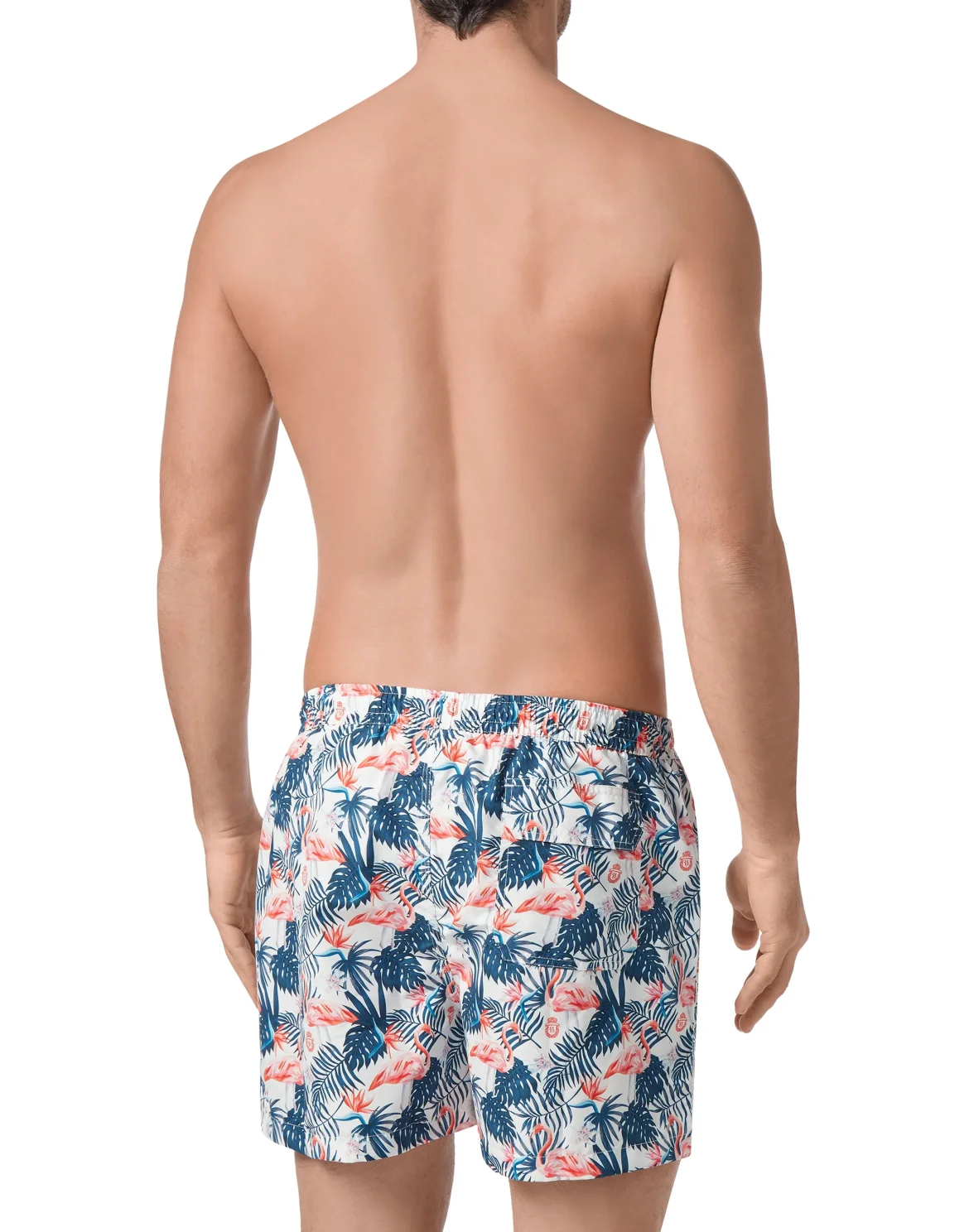 Beachwear Short Trousers Palms, цвет: Белый