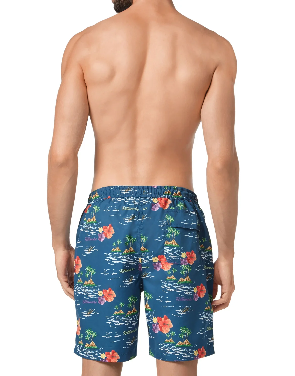 Beachwear Long Trousers Palms, цвет: Синий