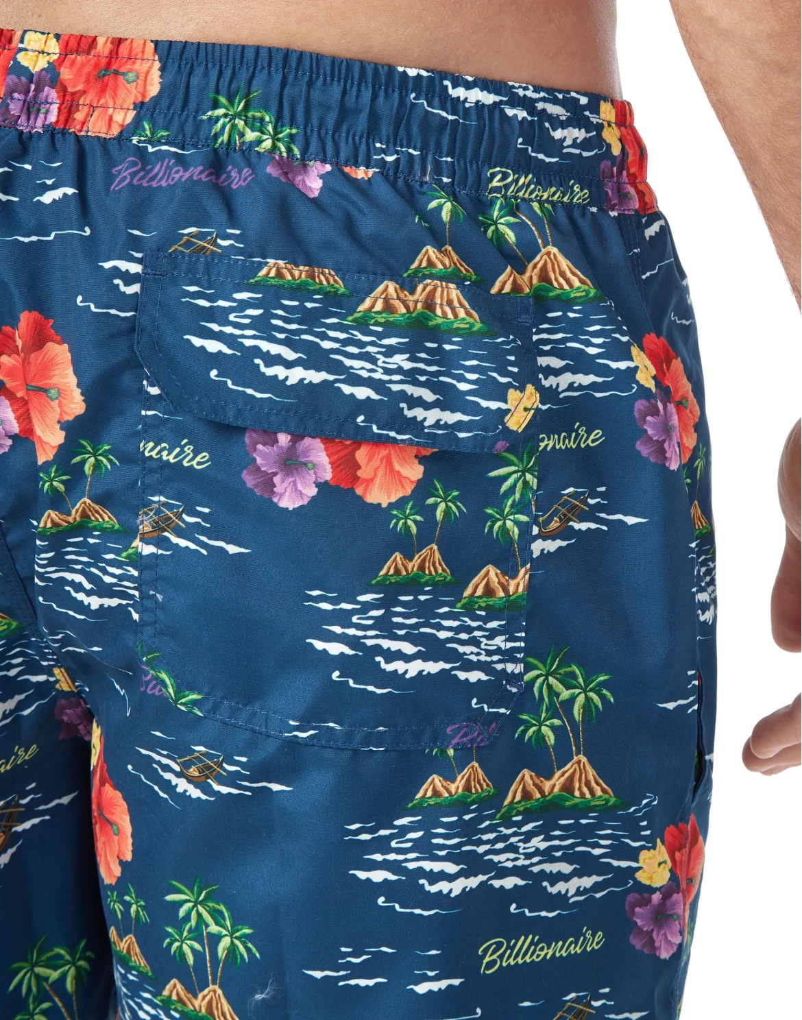 Beachwear Short Trousers Palms, цвет: Синий