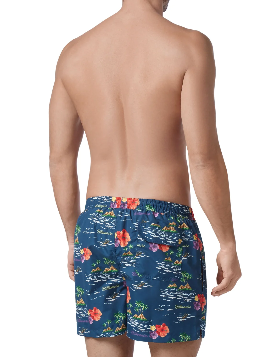 Beachwear Short Trousers Palms, цвет: Синий