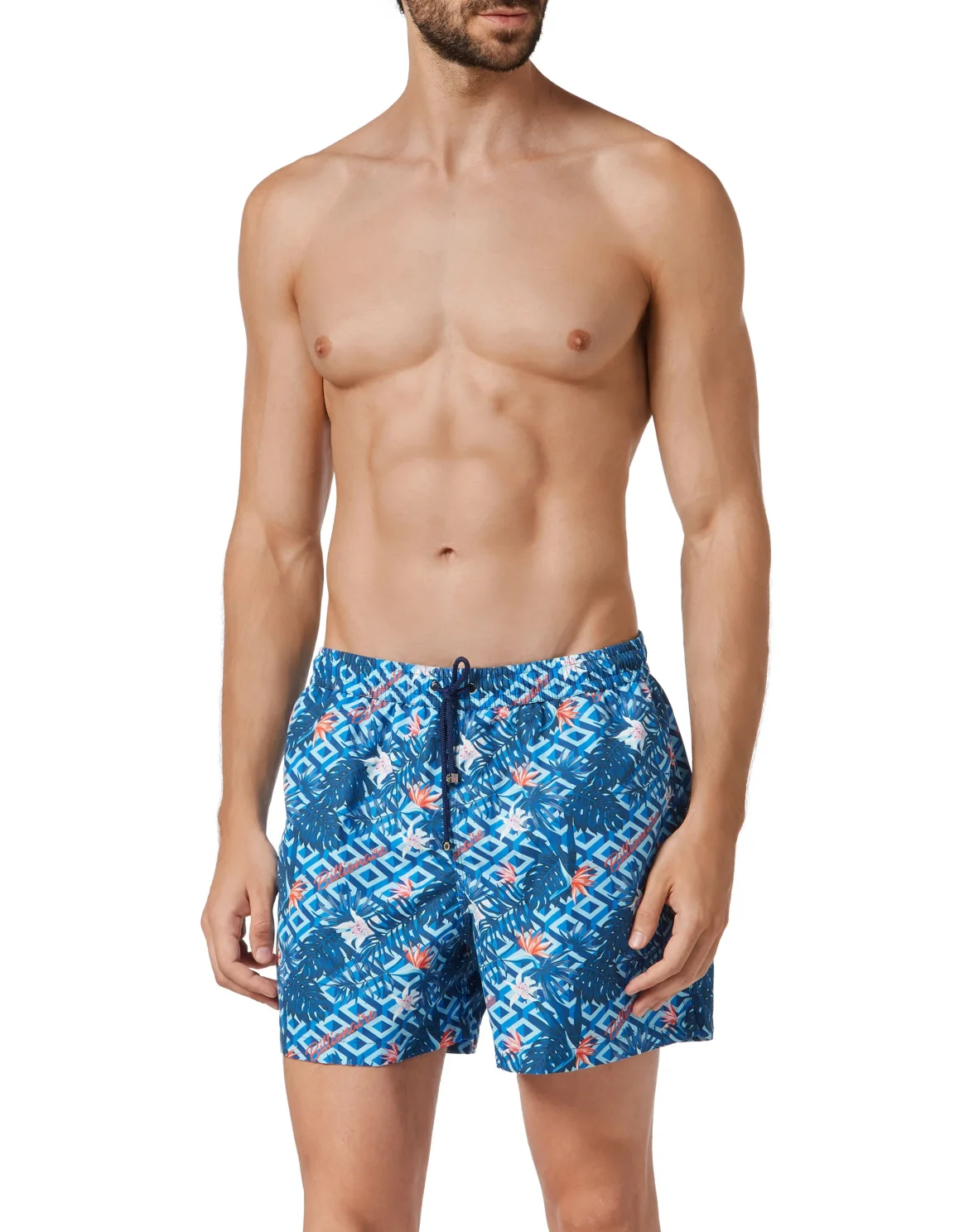Beachwear Short Trousers Palms, цвет: Синий