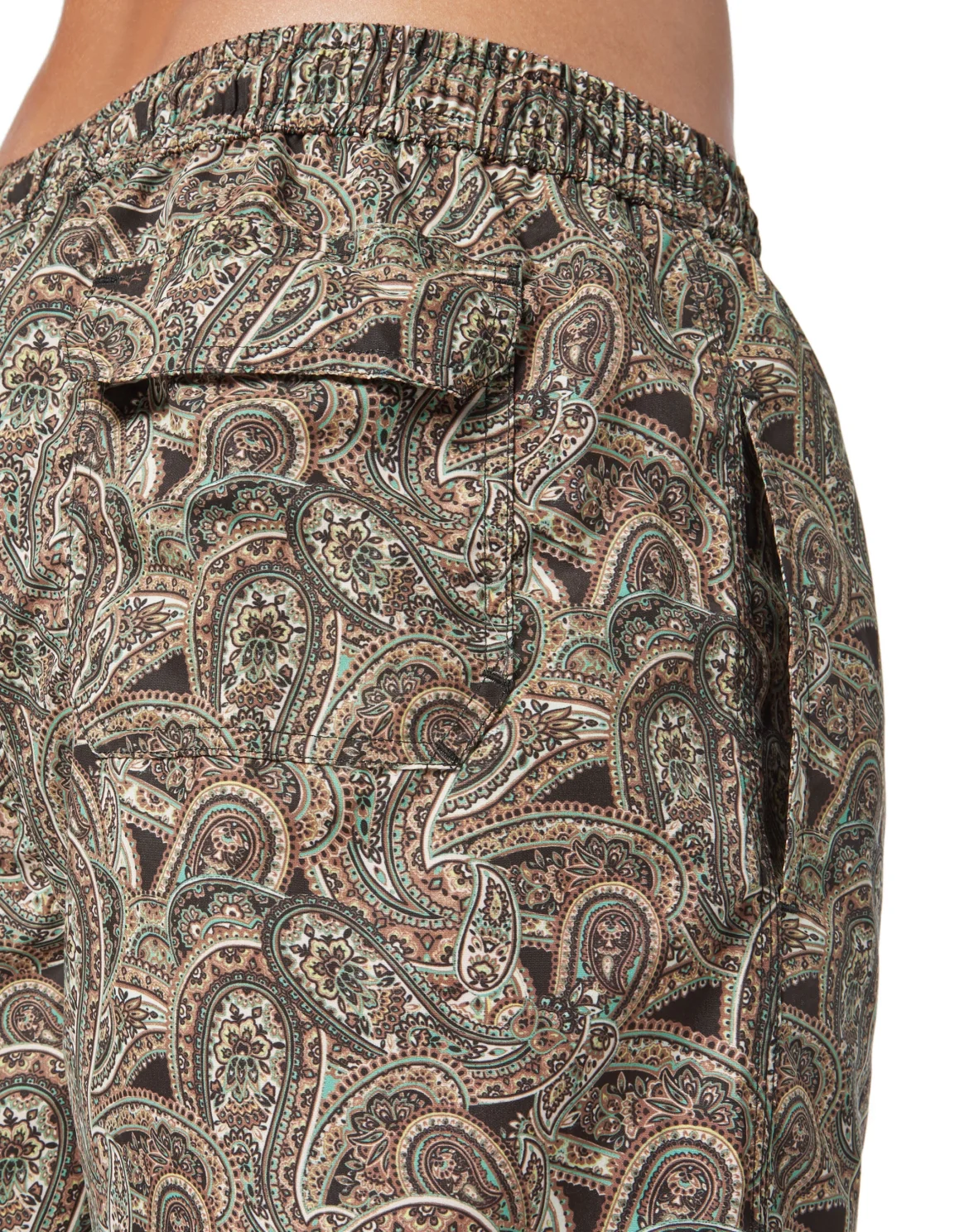 Beachwear Long Trousers Paisley, цвет: Черный
