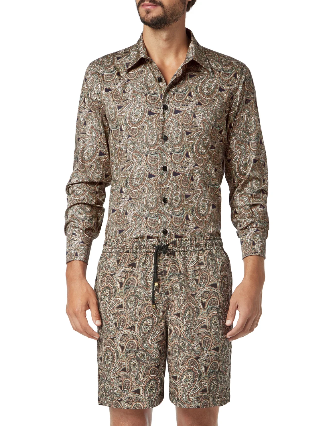 Beachwear Long Trousers Paisley, цвет: Черный