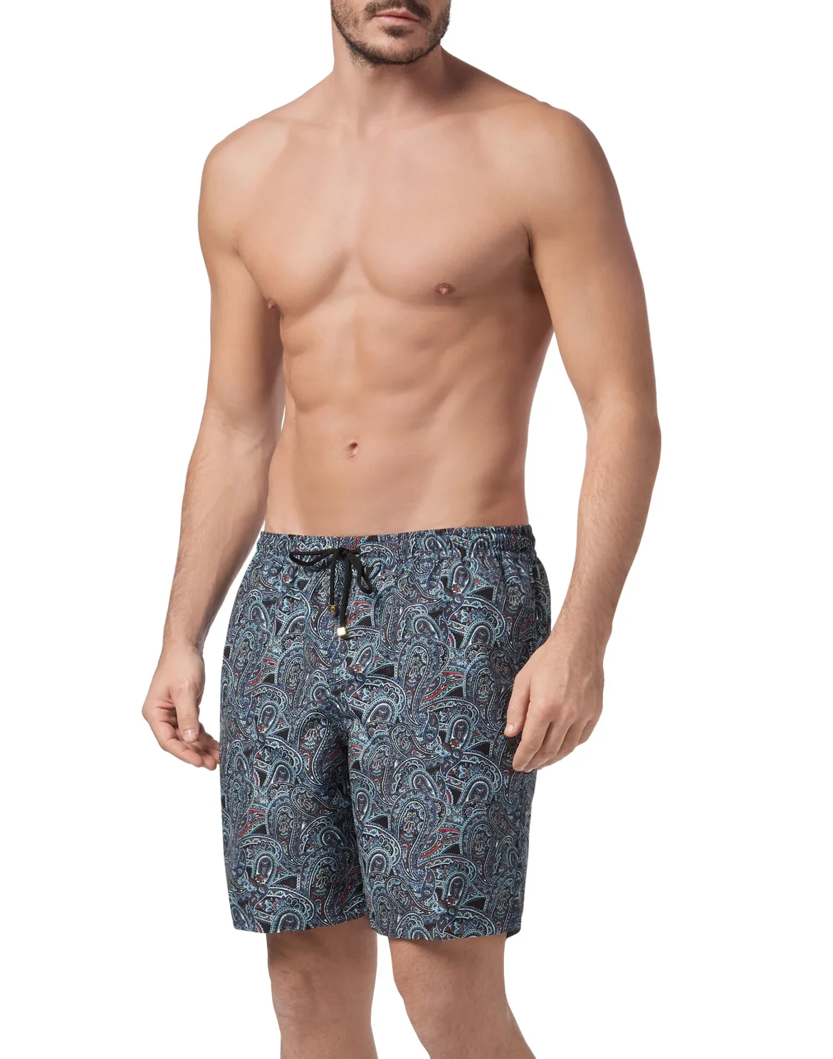 Beachwear Long Trousers Paisley, цвет: Черный