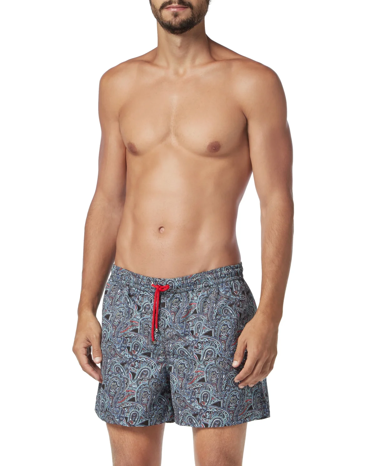 Beachwear Short Trousers Paisley, цвет: Черный
