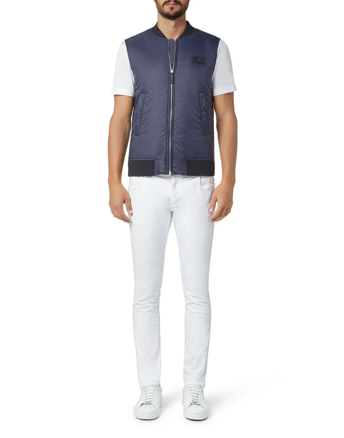 Short Vest Logos, цвет: Синий