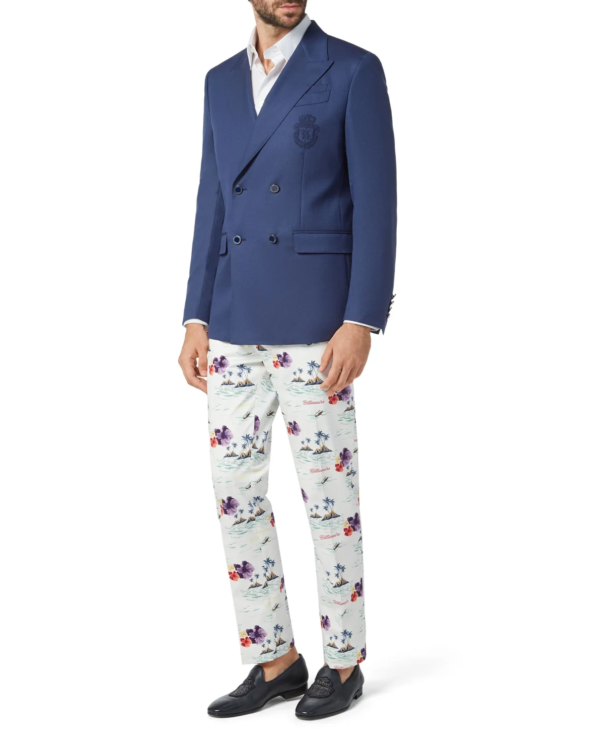 Blazer Tailored Fit Crest, цвет: Синий