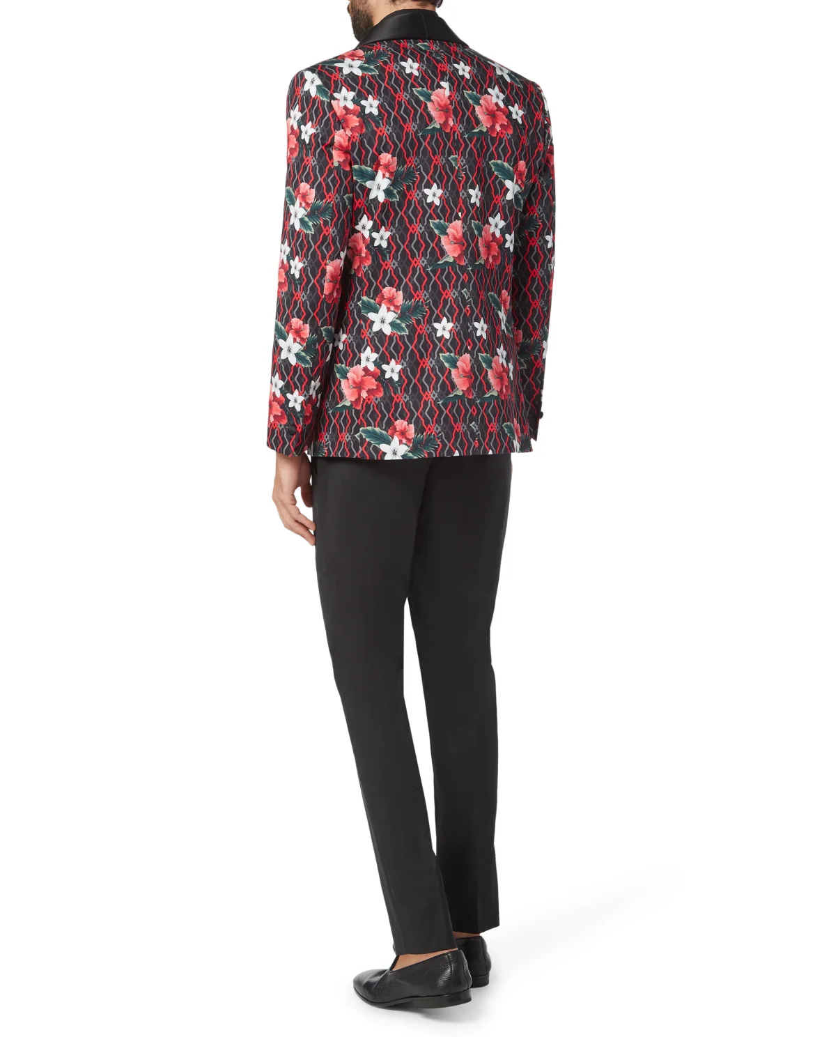 Blazer Super Slim Fit Flowers, цвет: Черный