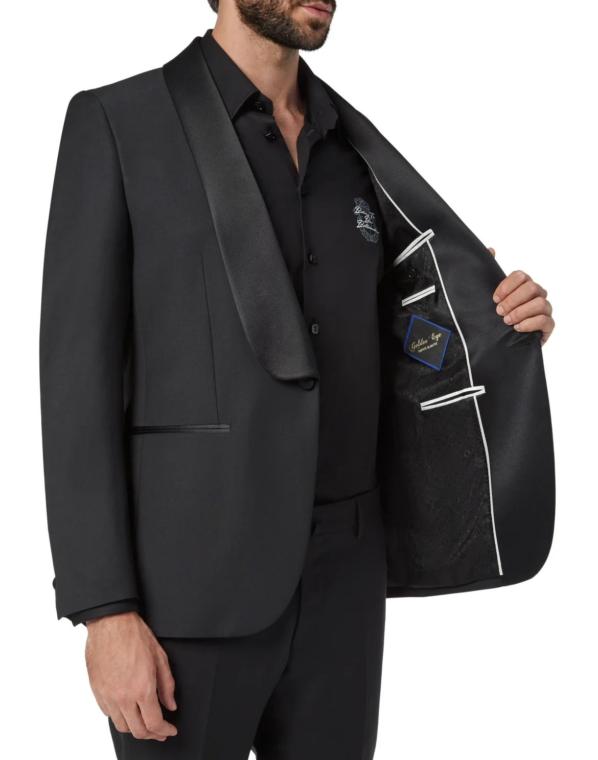 Blazer Slim Fit Elegant, цвет: Черный