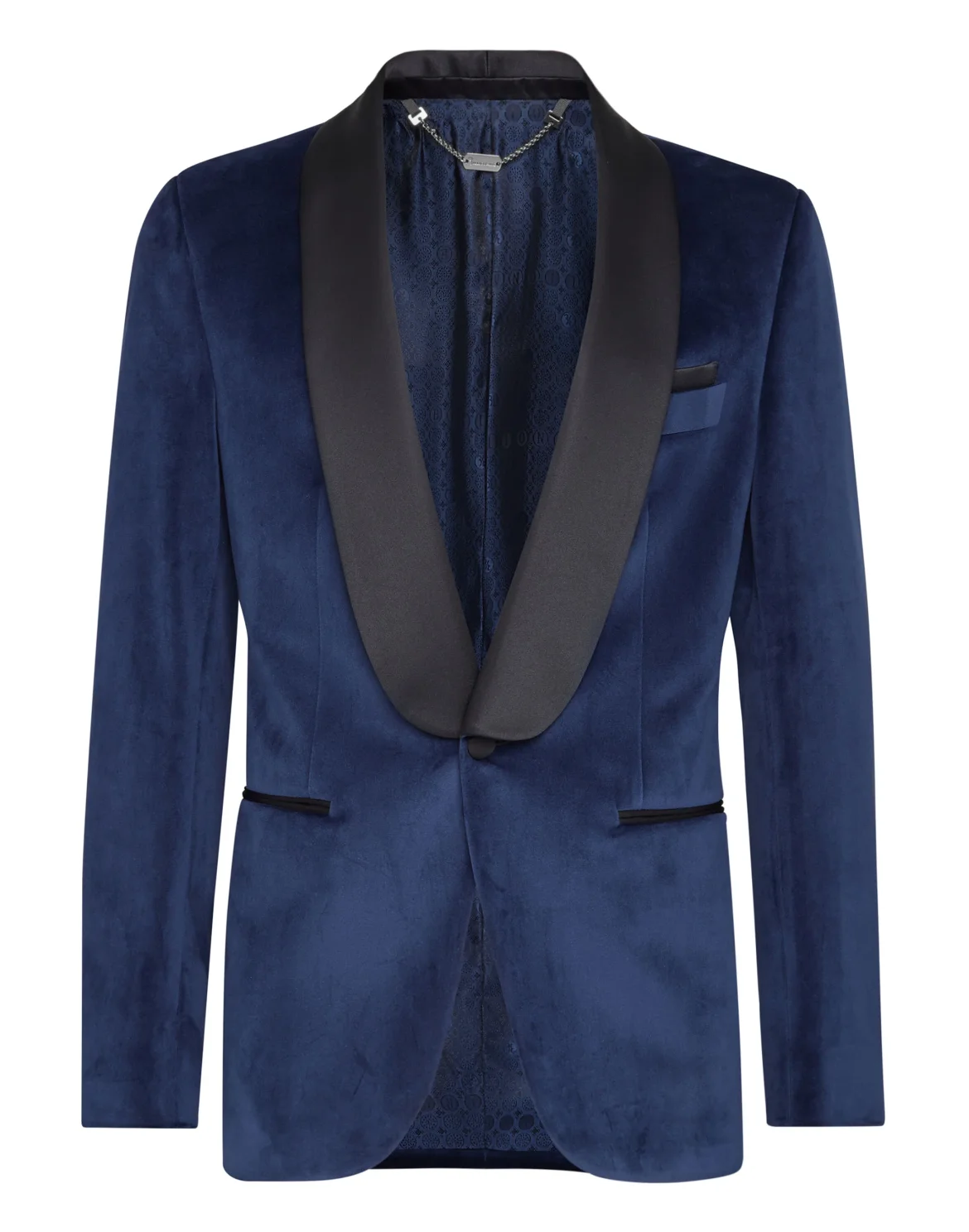 Blazer Slim Fit Elegant, цвет: Синий