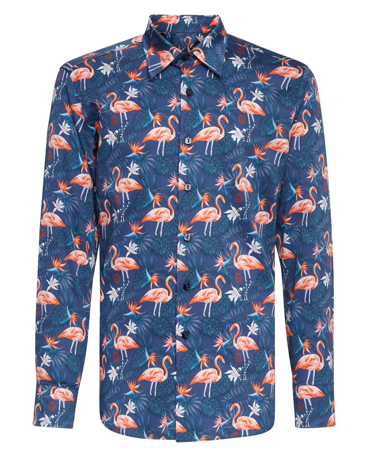 Shirt Silver Cut LS/Milano Palms, цвет: Синий