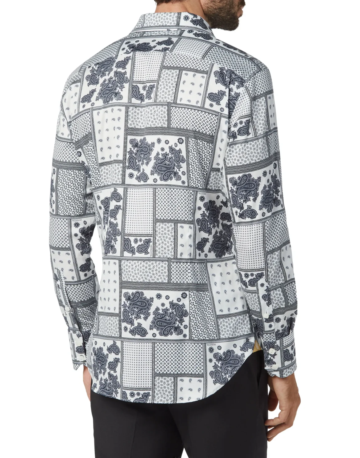 Shirt Silver Cut LS/Milano Paisley, цвет: Белый