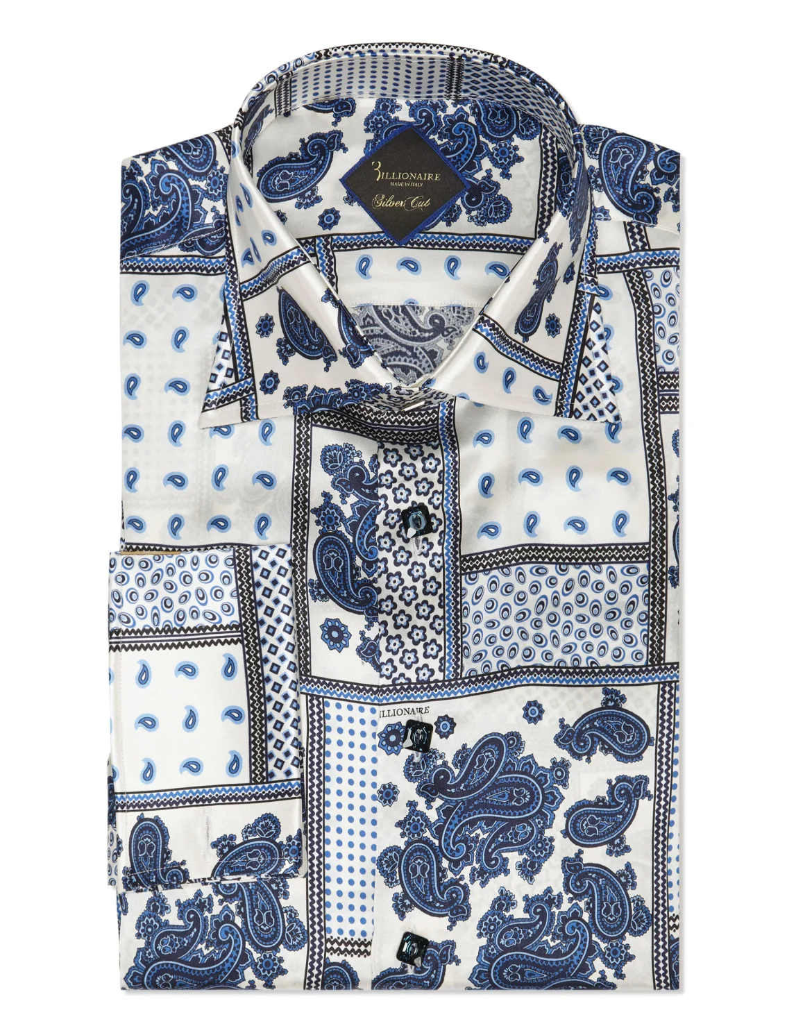 Shirt Gold Cut LS/Flavio Paisley, цвет: Белый
