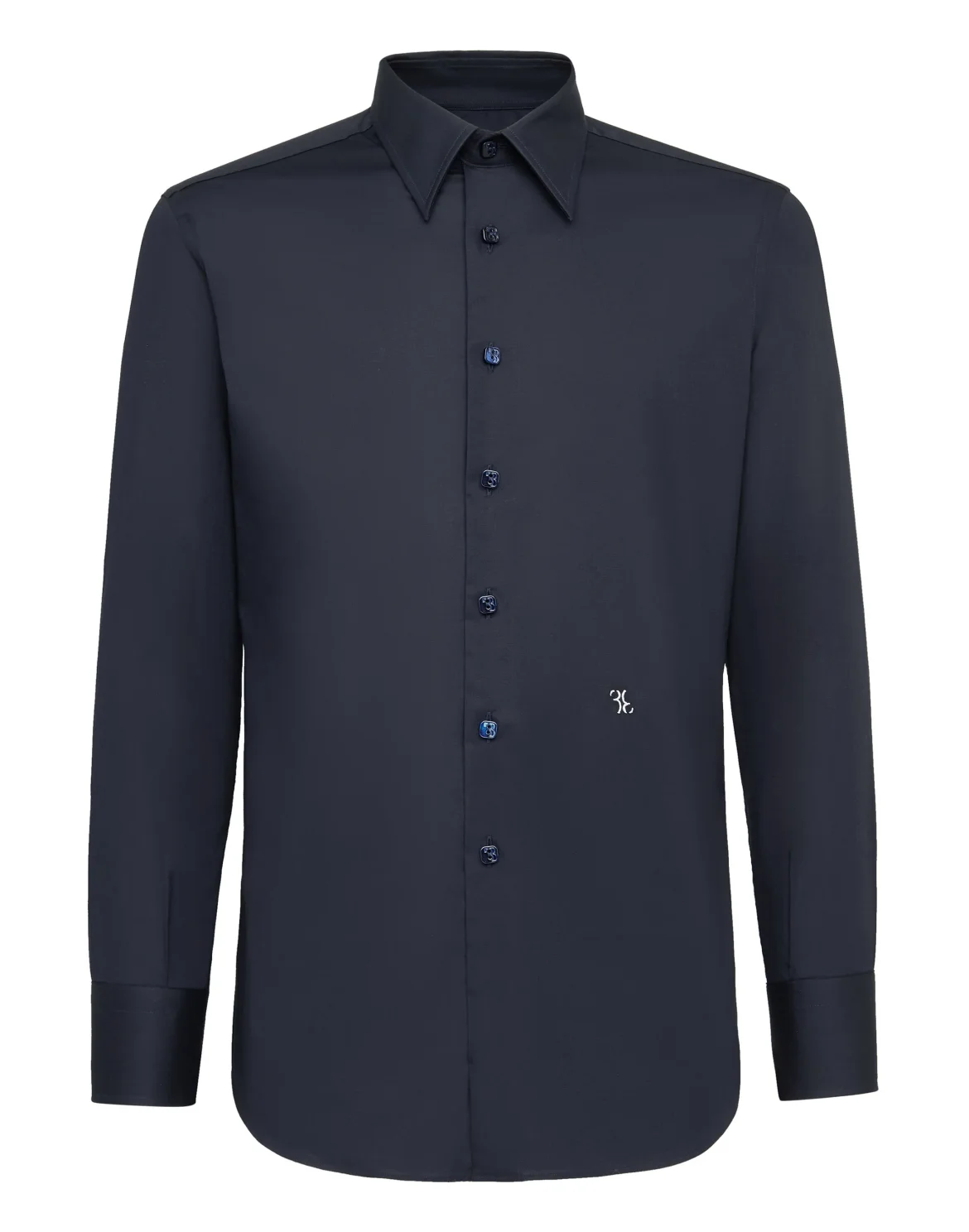 Shirt Silver Cut LS/Milano Double B, цвет: Синий