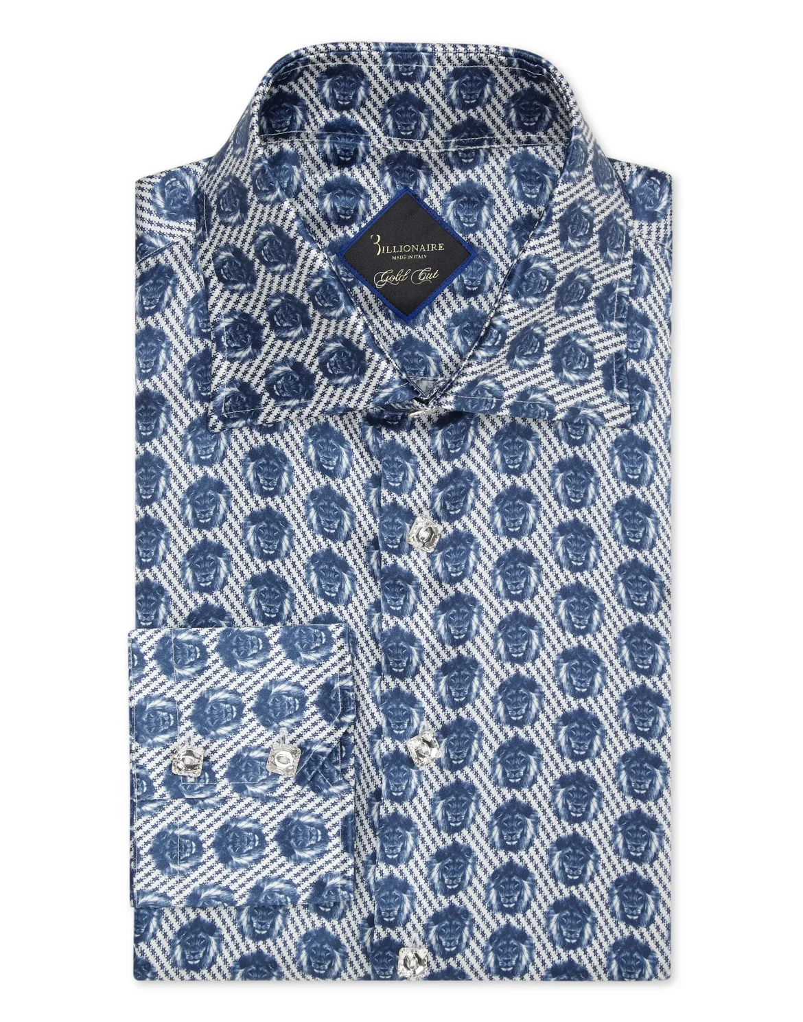 Shirt Gold Cut LS/Flavio Lion, цвет: Белый