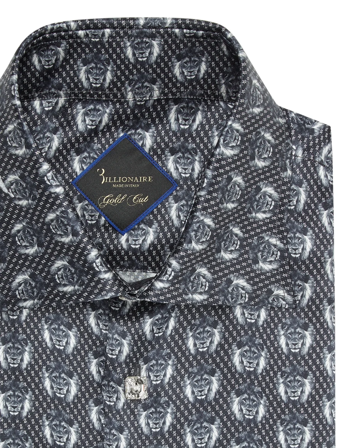Shirt Gold Cut LS/Flavio Lion, цвет: Черный