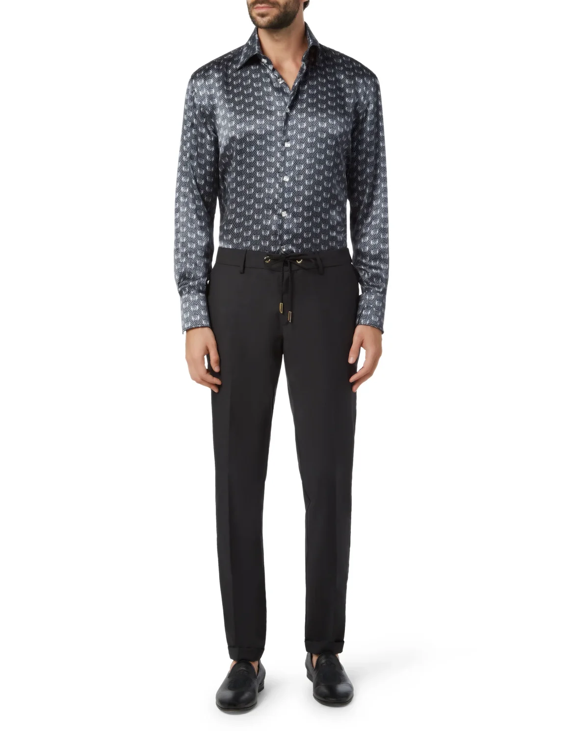 Shirt Gold Cut LS/Flavio Lion, цвет: Черный
