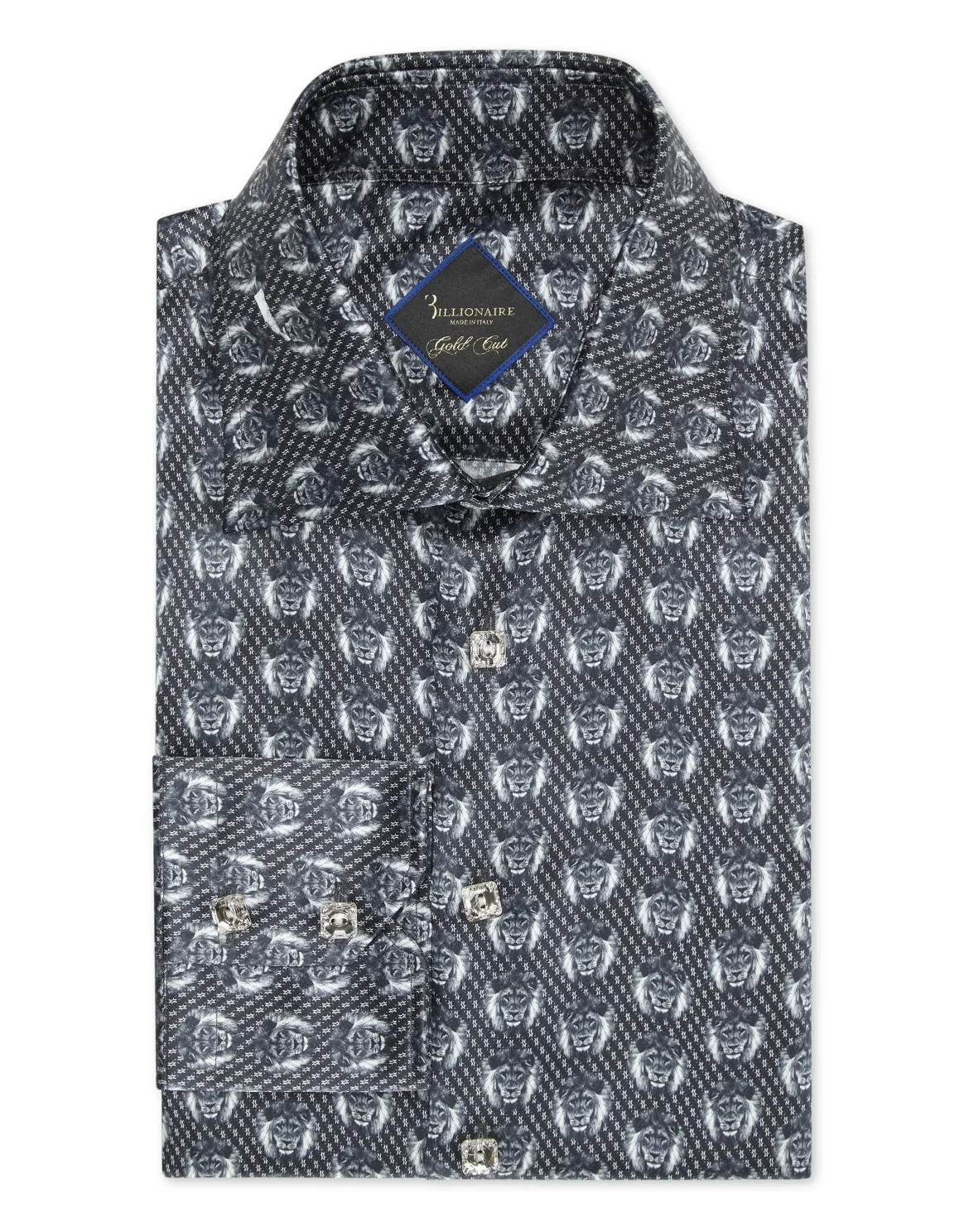 Shirt Gold Cut LS/Flavio Lion, цвет: Черный