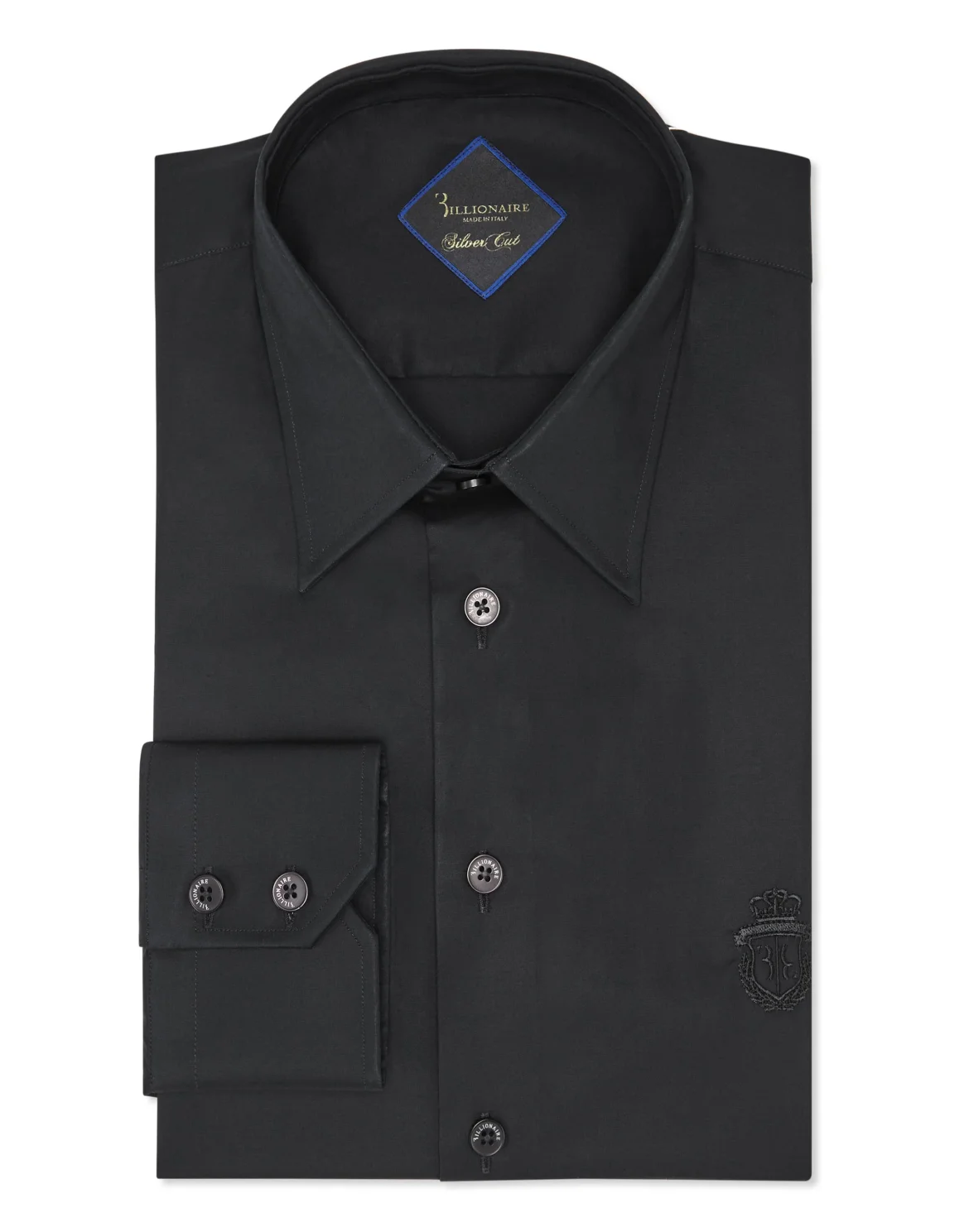 Shirt Silver Cut LS/Milano Crest, цвет: Черный