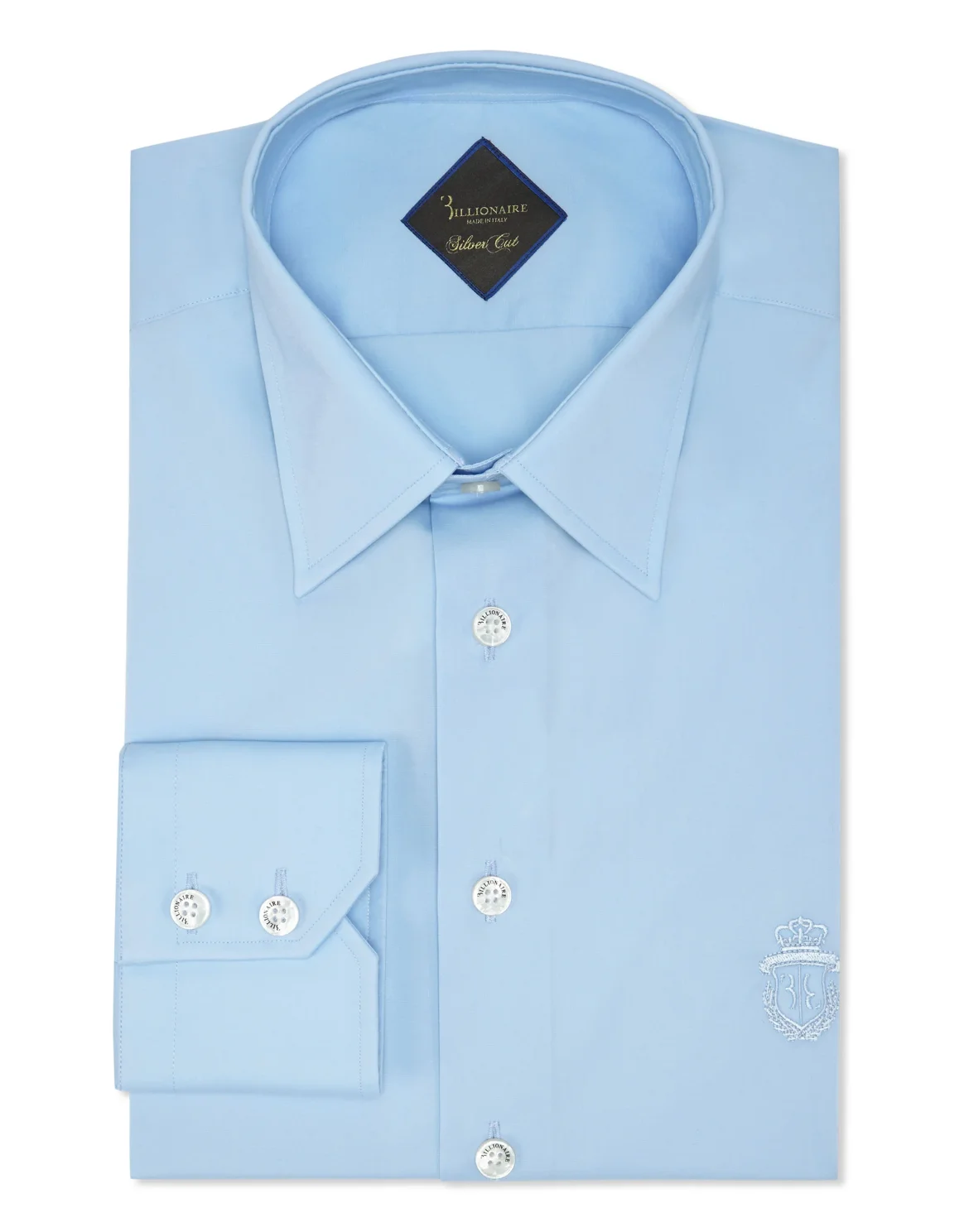 Shirt Silver Cut LS/Milano Crest, цвет: Синий