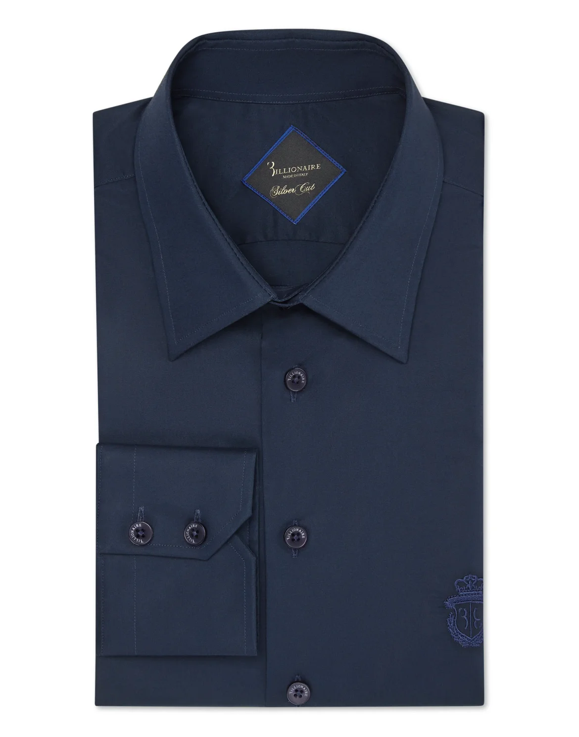 Shirt Silver Cut LS/Milano Crest, цвет: Синий
