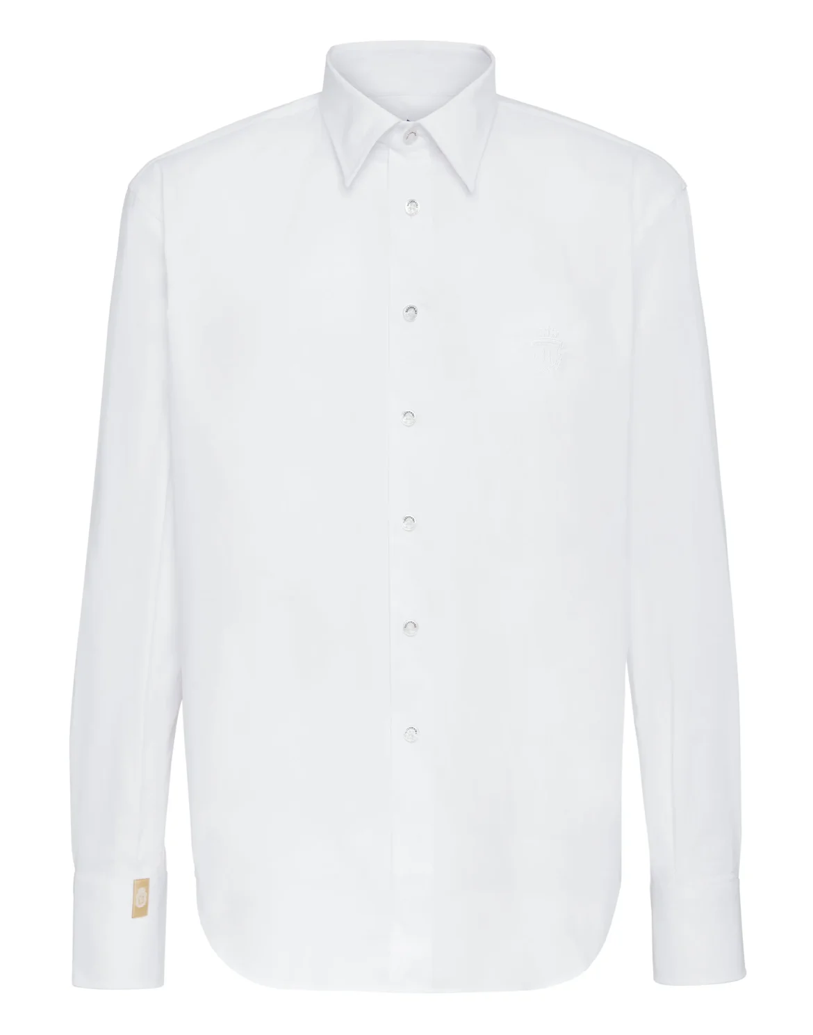 Shirt Gold Cut LS/Milano Crest, цвет: Белый