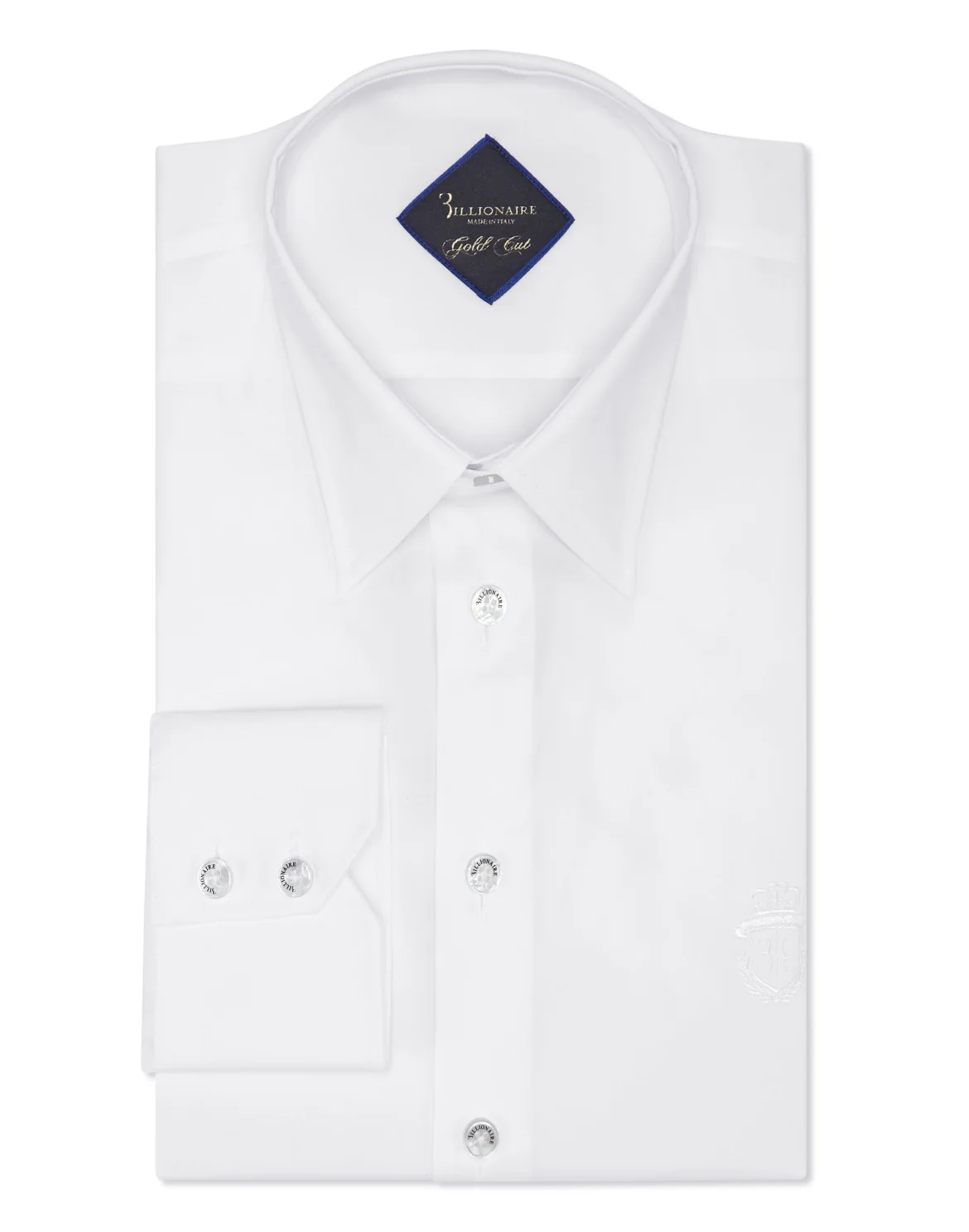 Shirt Gold Cut LS/Milano Crest, цвет: Белый