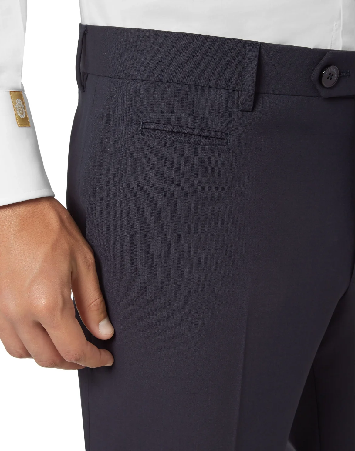 Long Trousers Regular Fit Elegant, цвет: Синий