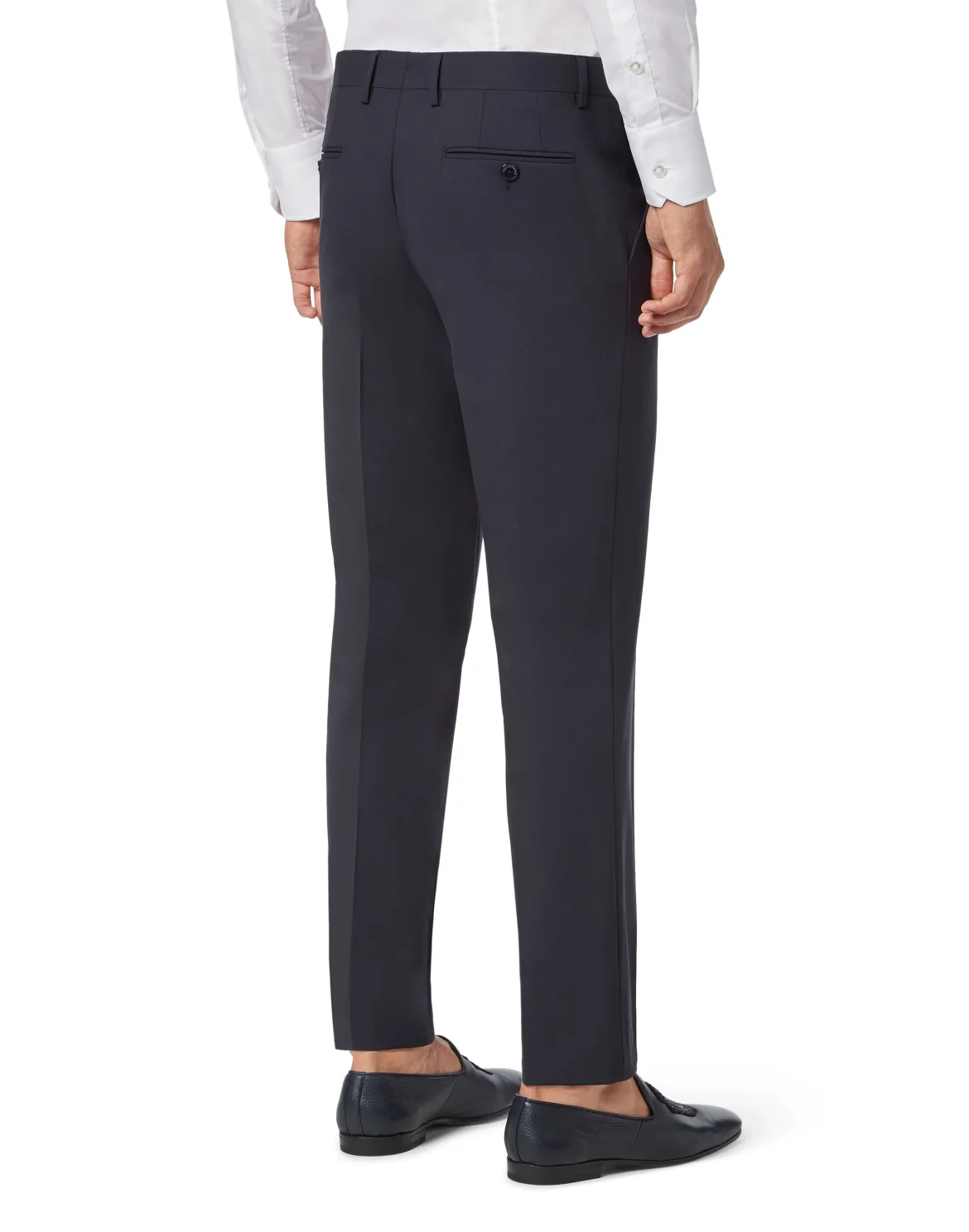 Long Trousers Regular Fit Elegant, цвет: Синий