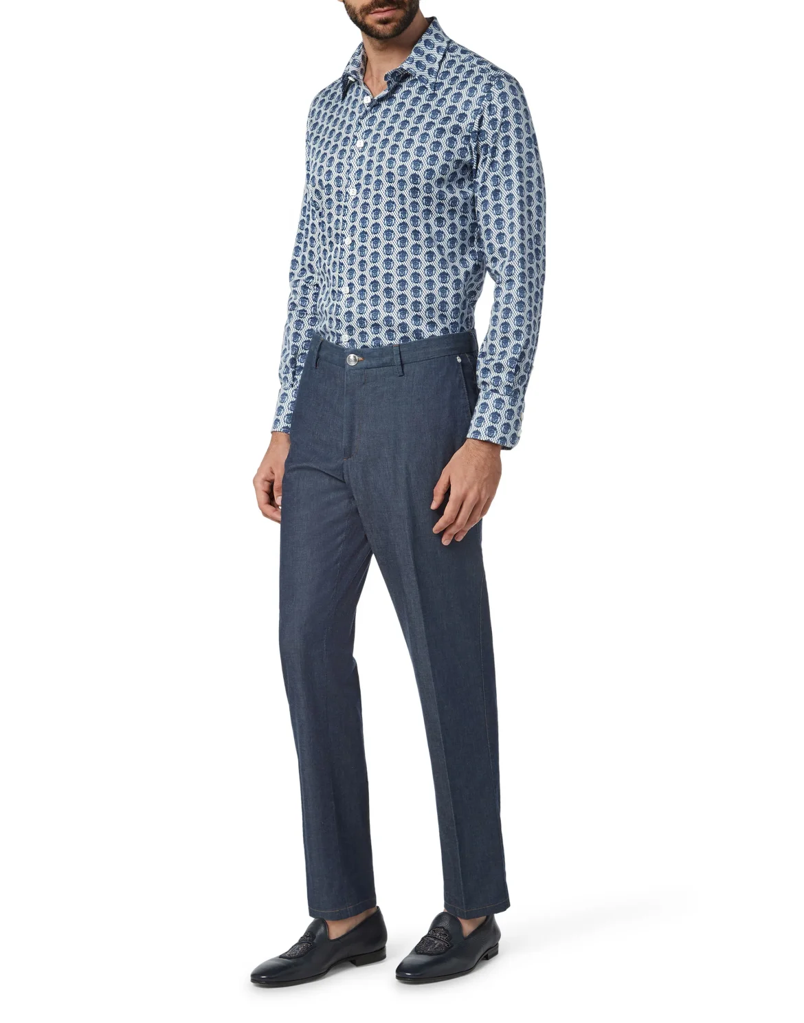 Long Trousers Regular Fit Crest, цвет: Синий