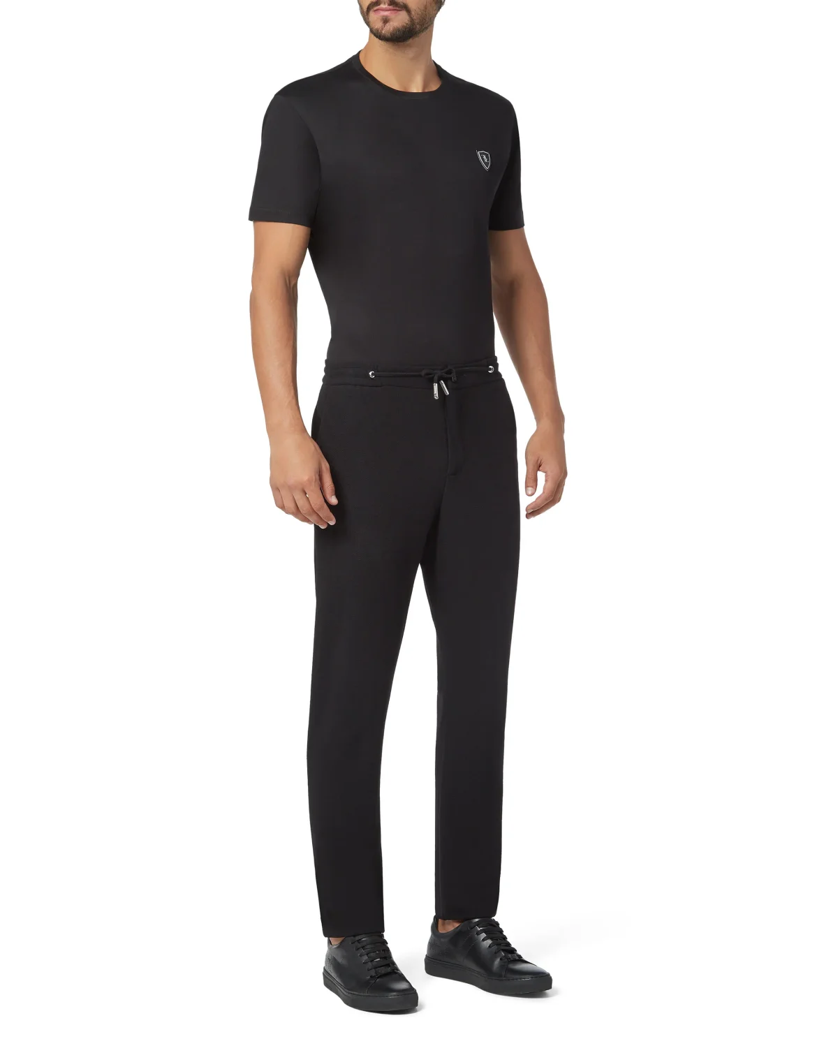Trousers Tailored Fit Crest, цвет: Черный