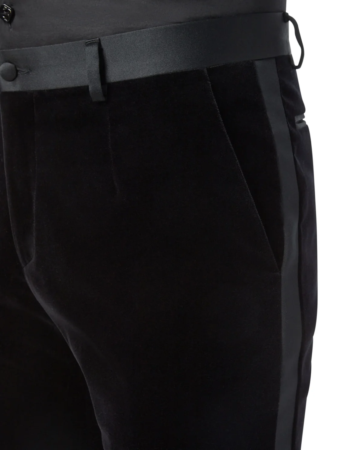 Slim Trousers Elegant, цвет: Черный