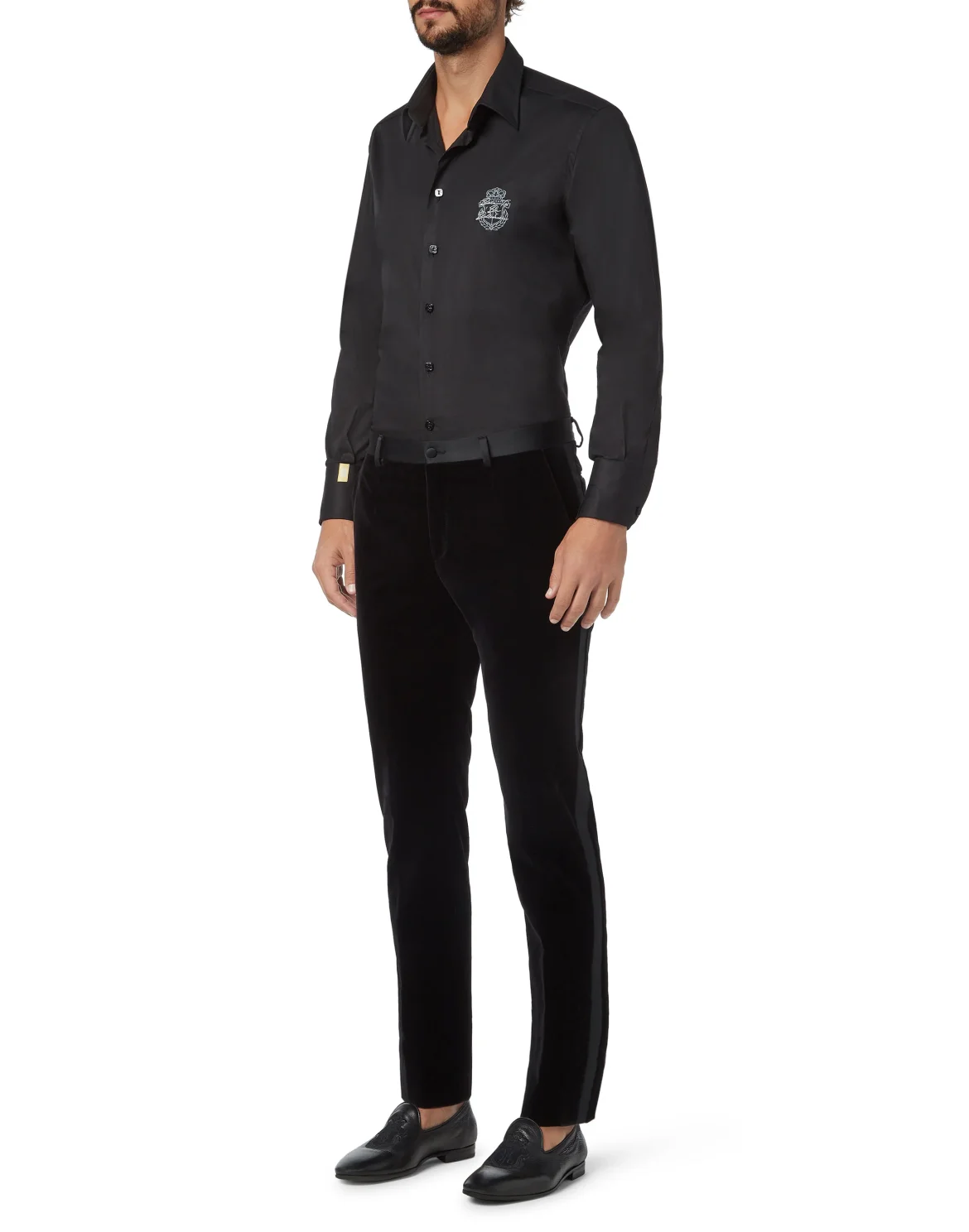 Slim Trousers Elegant, цвет: Черный