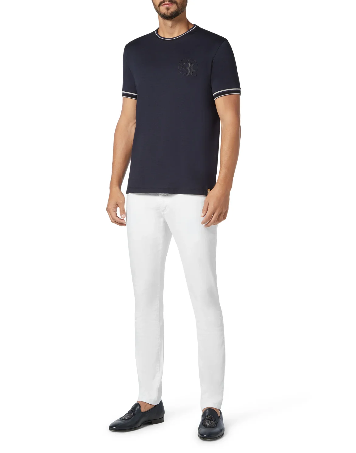 T-shirt Round Neck SS Double B, цвет: Синий