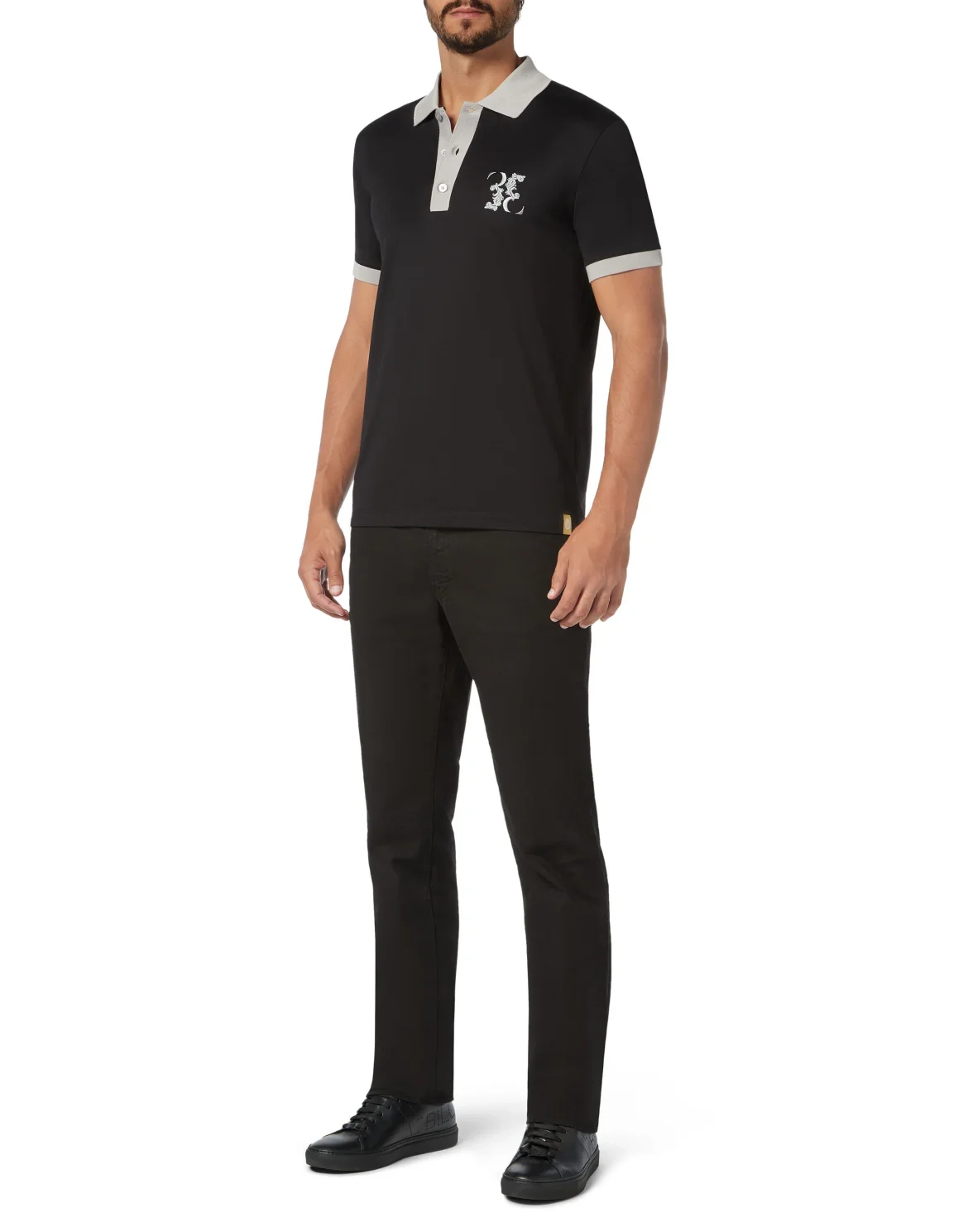 Polo shirt SS Baroque, цвет: Черный