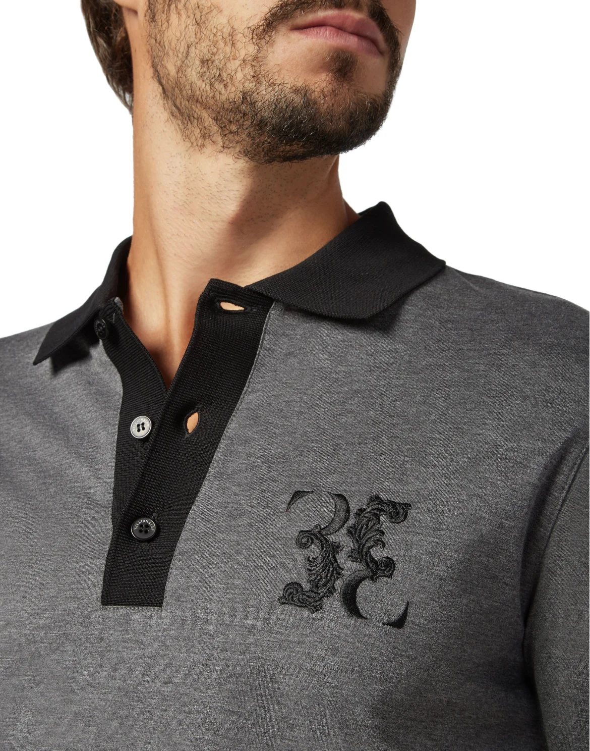 Polo shirt SS Baroque, цвет: Серый