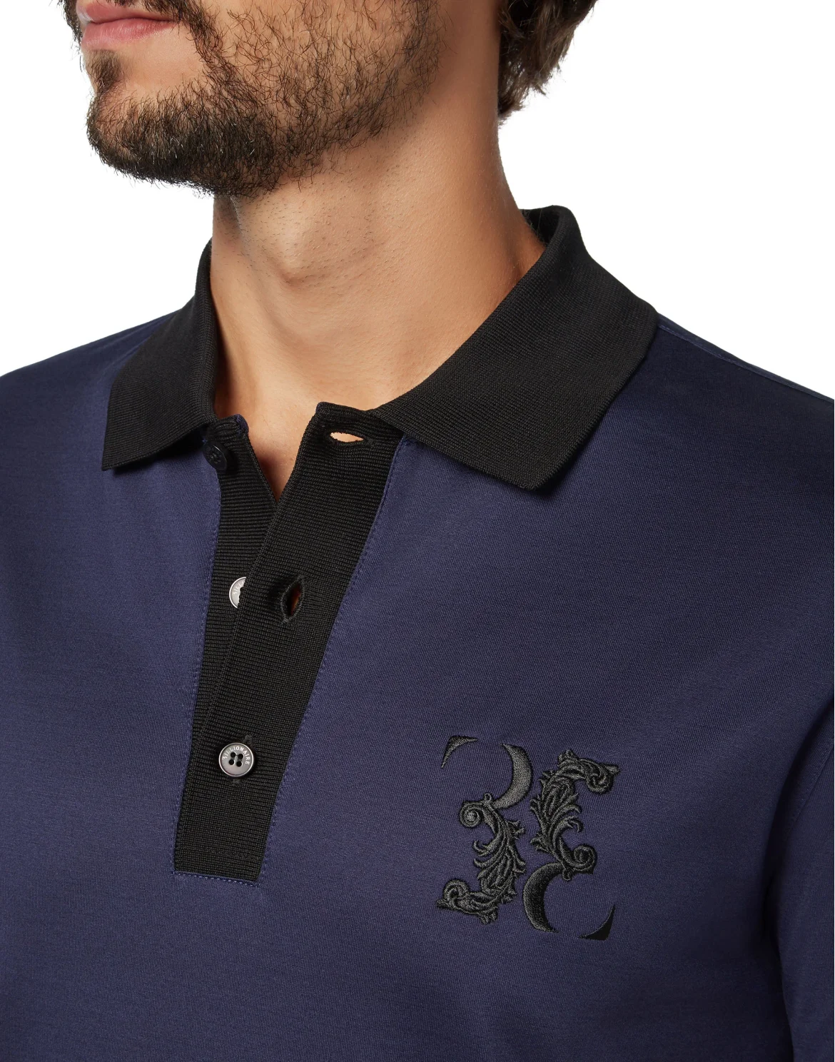 Polo shirt SS Baroque, цвет: Синий