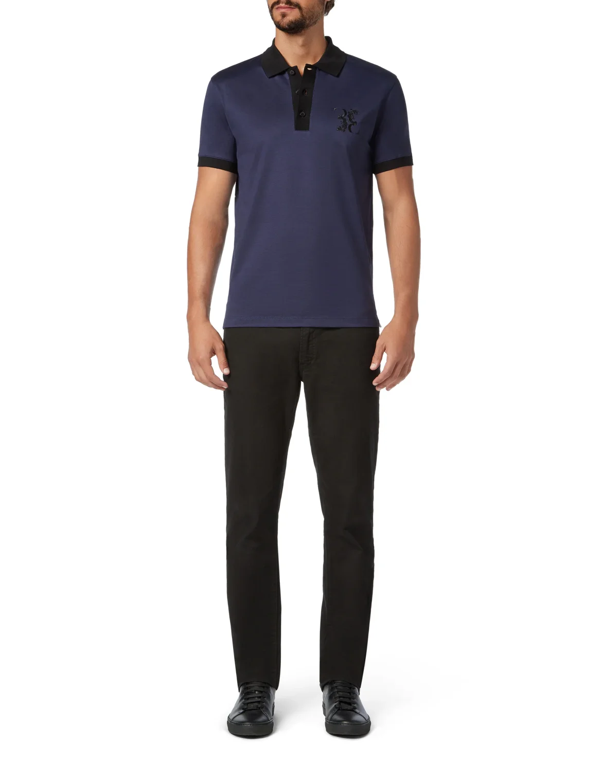 Polo shirt SS Baroque, цвет: Синий