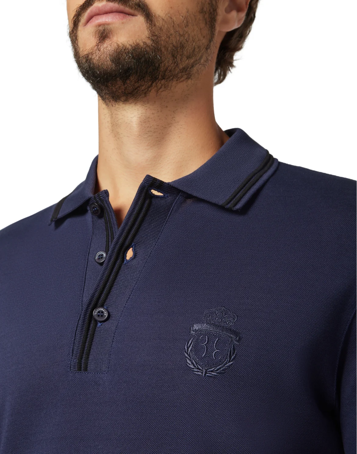 Polo shirt SS Crest, цвет: Синий